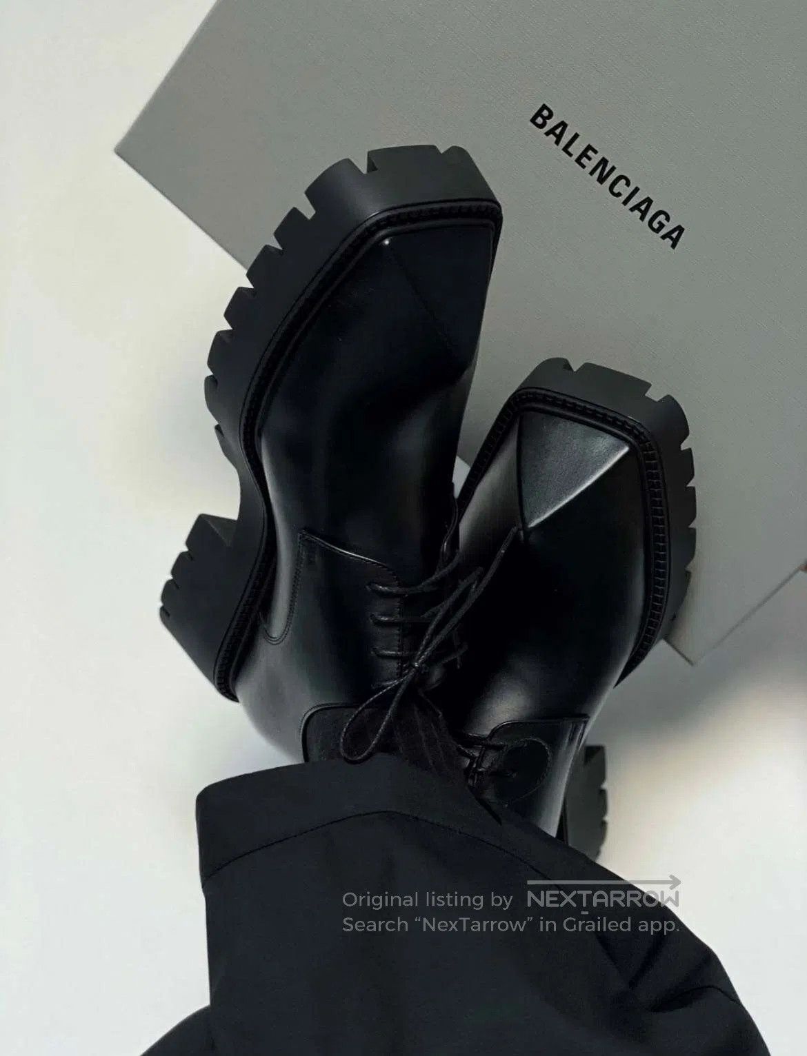 Balenciaga Balenciaga Leather Shoes Size US 7 / EU 40 - 6 Thumbnail