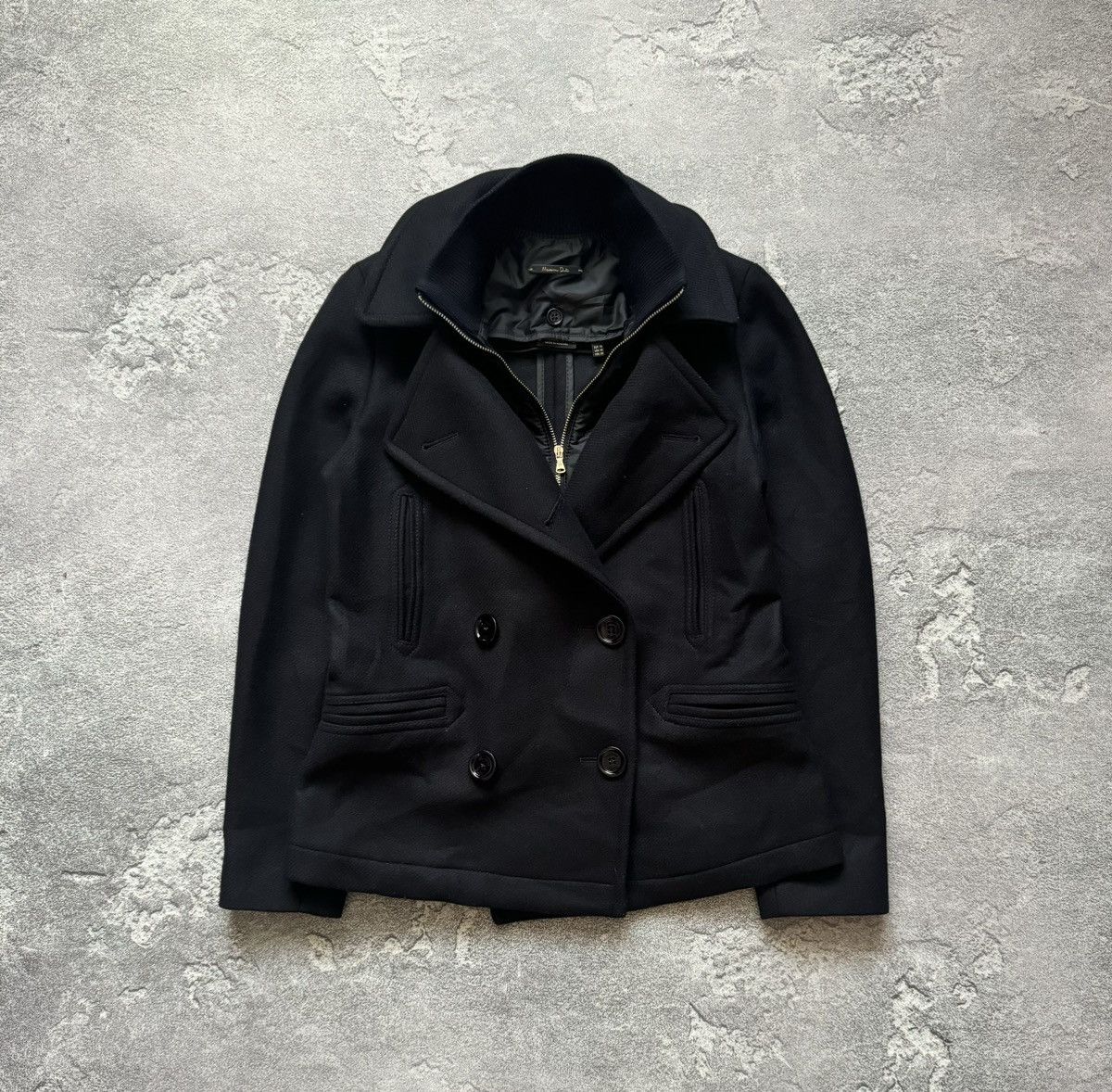 Designer × Massimo Dutti Massimo dutti XS Wmns coat cropped heavy jacket wool Size XS / US 0-2 / IT 36-38 - 1 Thumbnail
