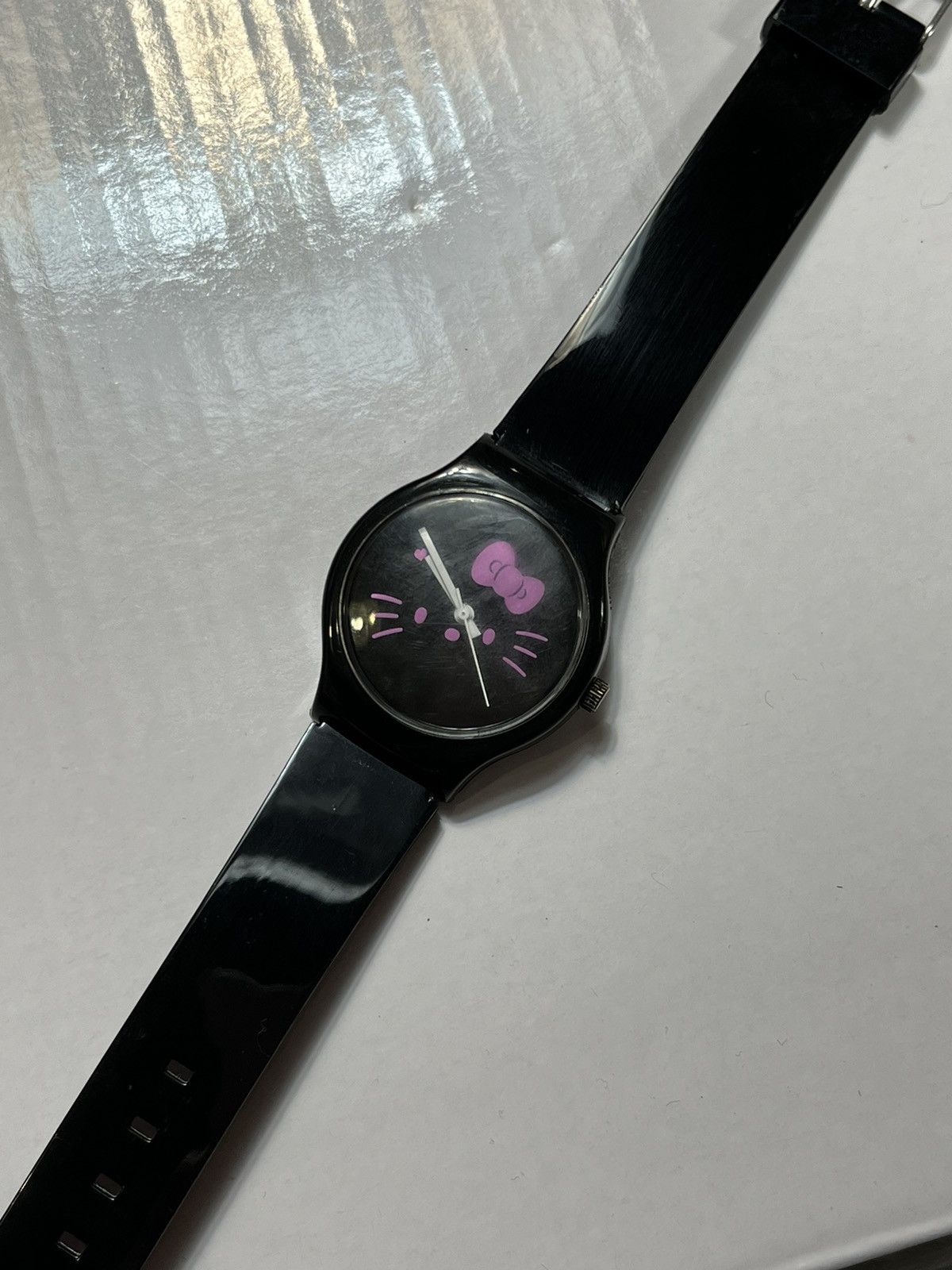 Japanese Brand Hello Kitty Black Quartz Watch – Cute & Minimalist Size ONE SIZE - 7 Thumbnail