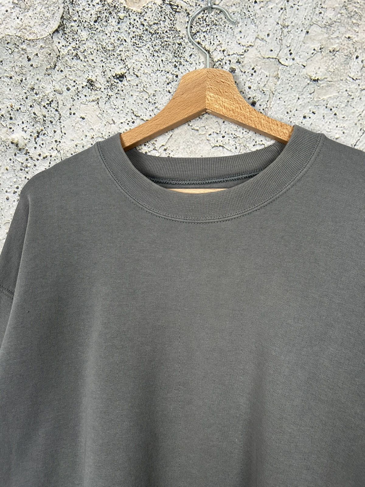 Vintage Vintage Blank Basic Grey Crewneck 90s Boxy Baggy Size US L / EU 52-54 / 3 - 3 Thumbnail