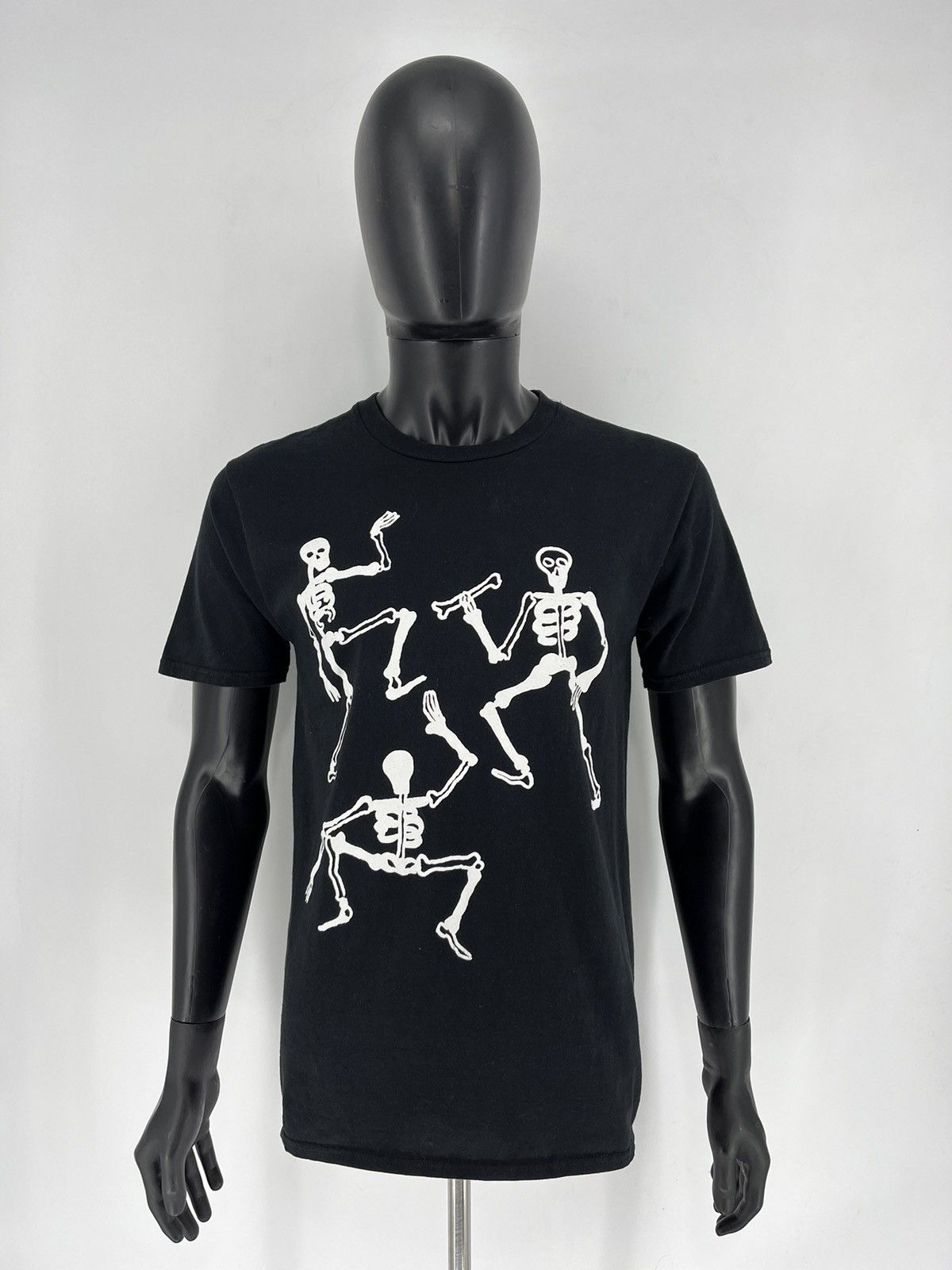 Vintage Vintage Humor Y2K Skulls T-shirt Tee Black Vintage Rock Size US M / EU 48-50 / 2 - 2 Thumbnail