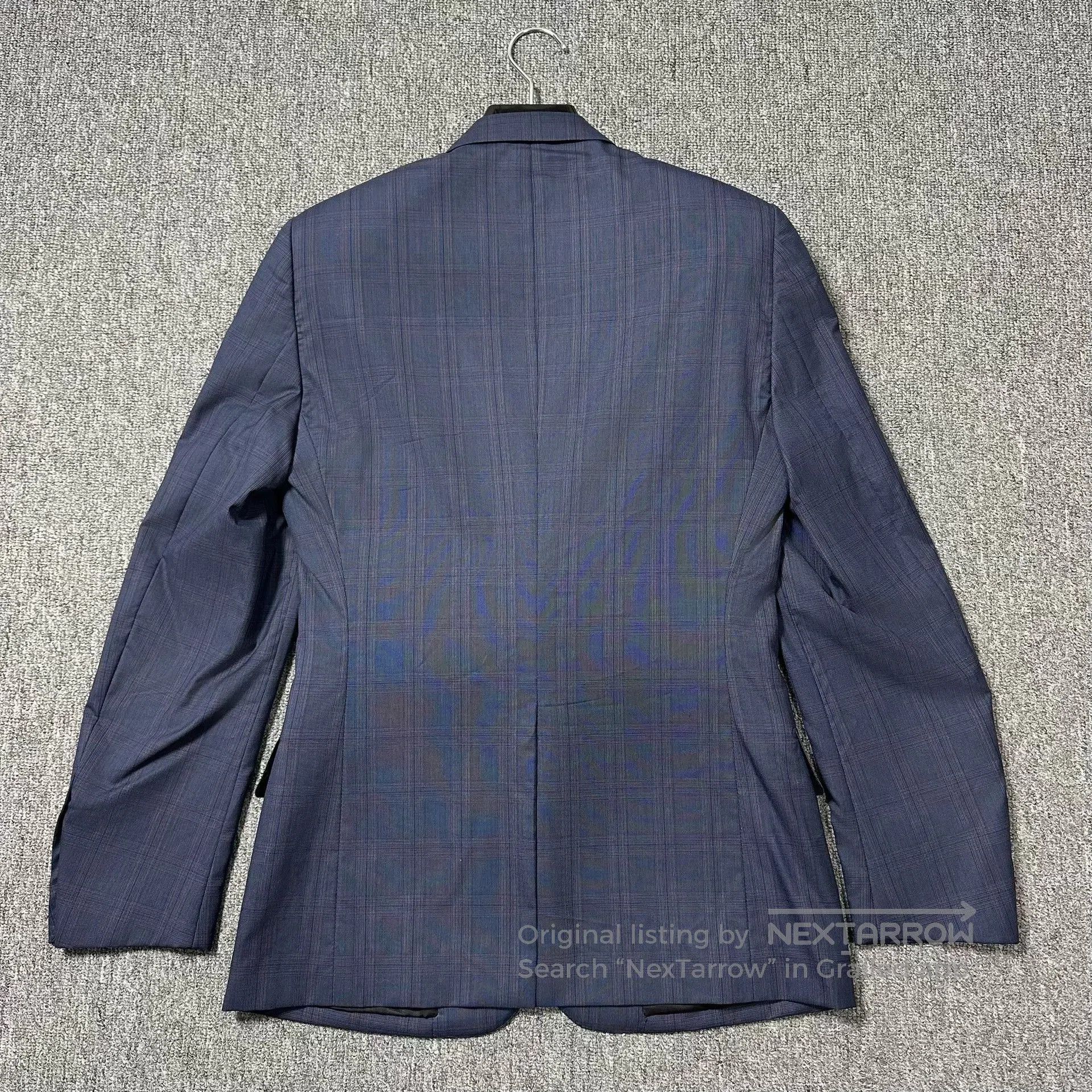 Dior Dior Checkered Midnight Blue Suit. Size US S / EU 44-46 / 1 - 3 Thumbnail