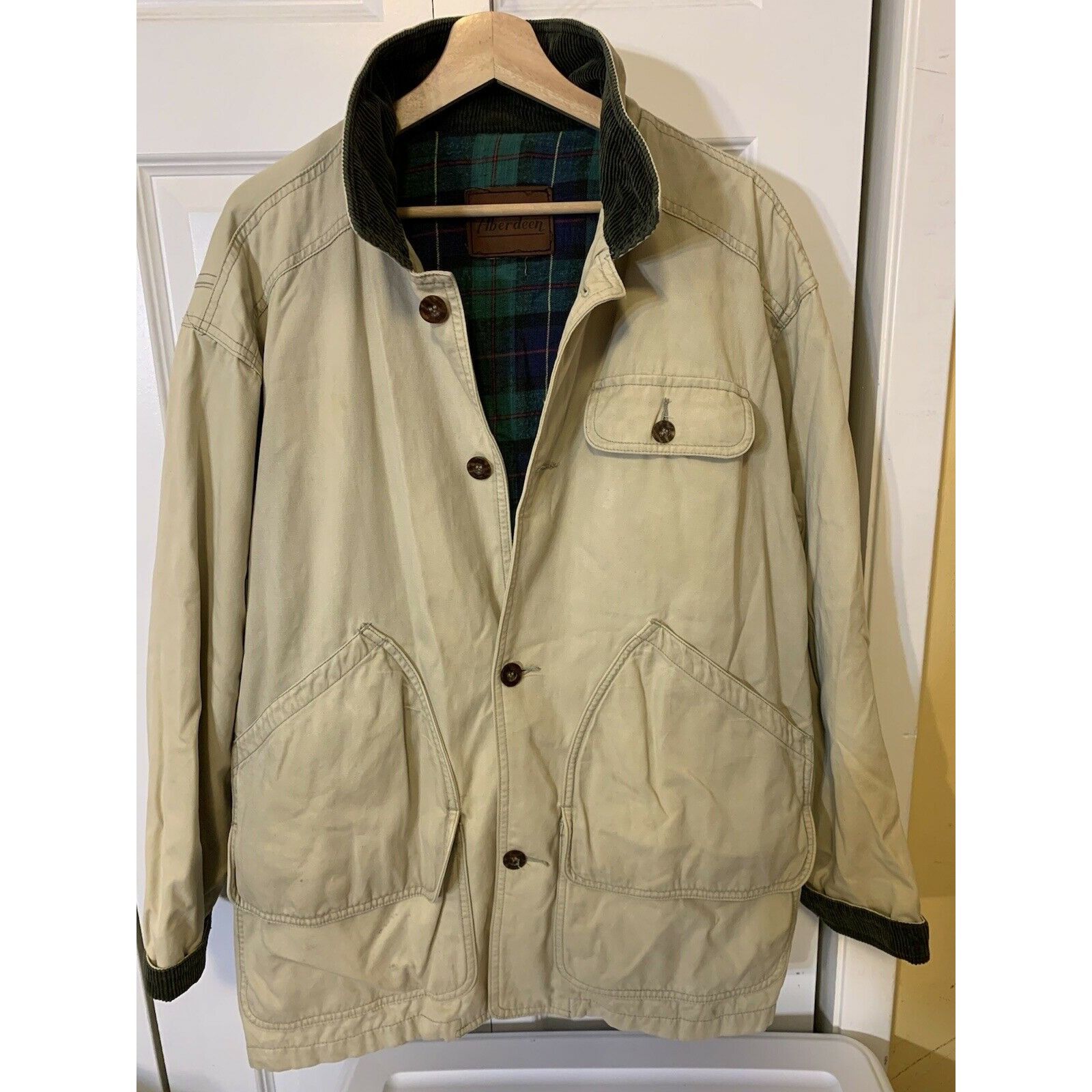 Other Vtg Aberdeen chore barn field jacket men’s Sz XXL plaid lini Size US XXL / EU 58 / 5 - 1 Thumbnail