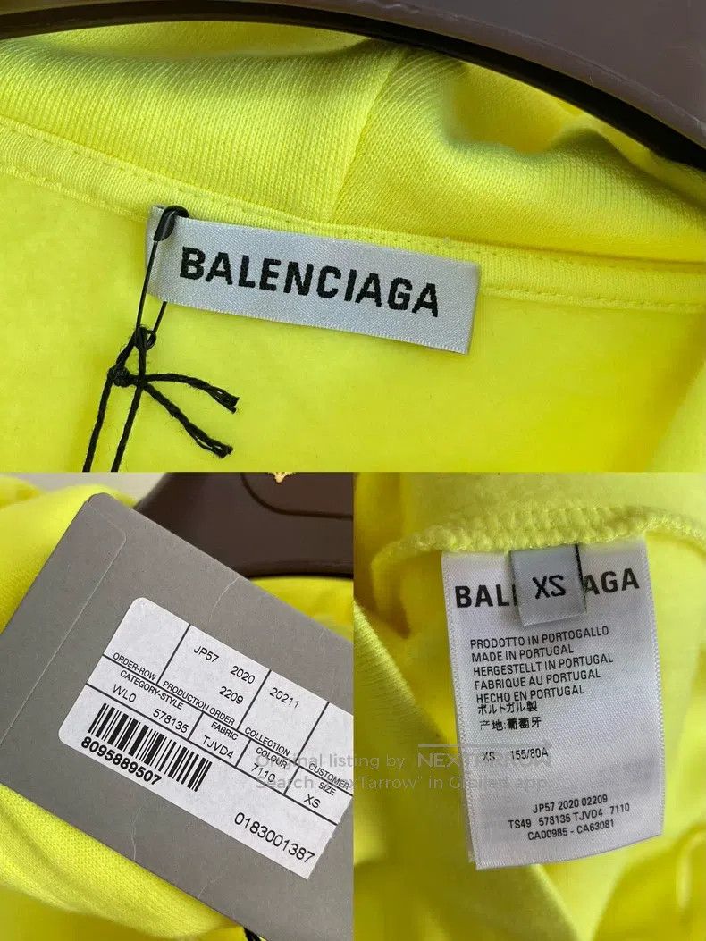 Balenciaga Balenciaga Classic Cola Circle Hoodie Size US XS / EU 42 / 0 - 3 Thumbnail