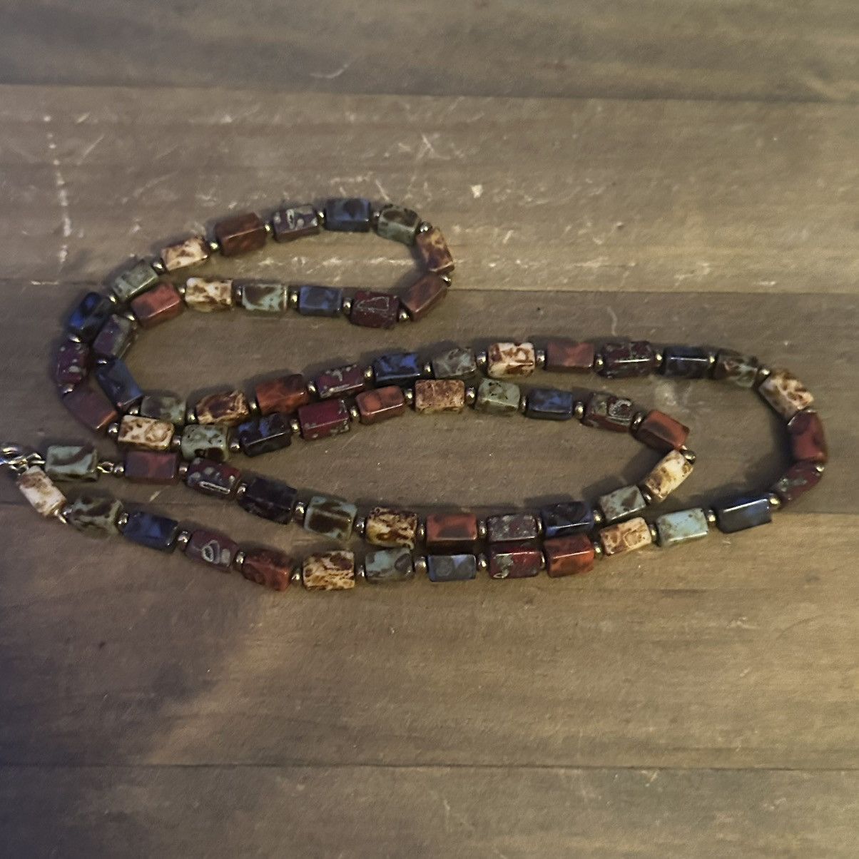 Vintage Vintage Jasper bead necklace Size ONE SIZE - 2 Thumbnail