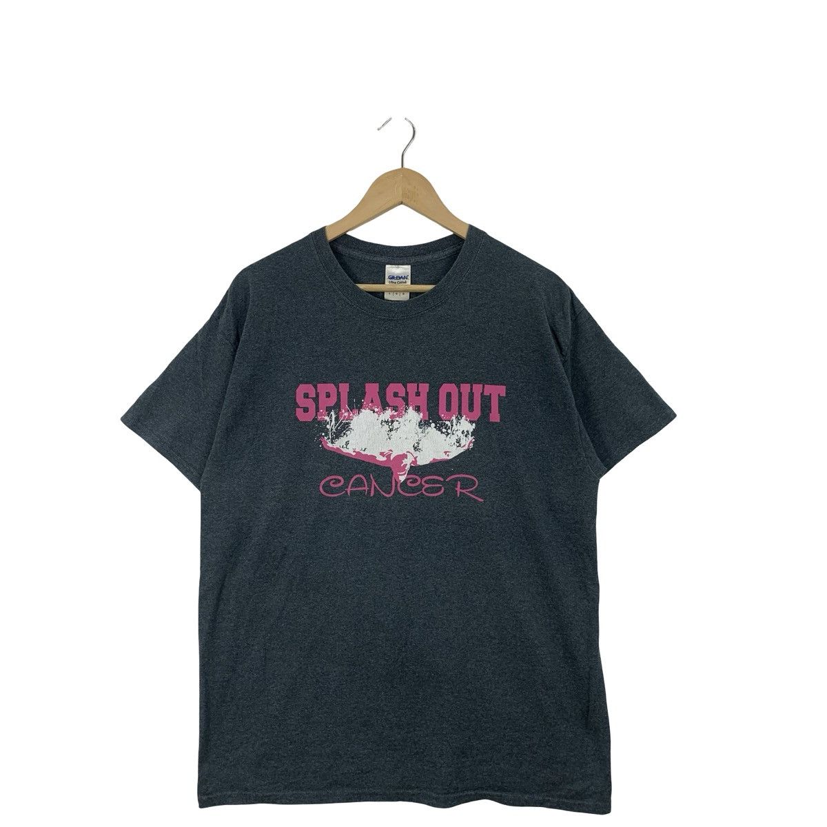Other SPLASH OUT CANCER Breast Cancer Awareness Tee Shirt Top Size US L / EU 52-54 / 3 - 4 Thumbnail