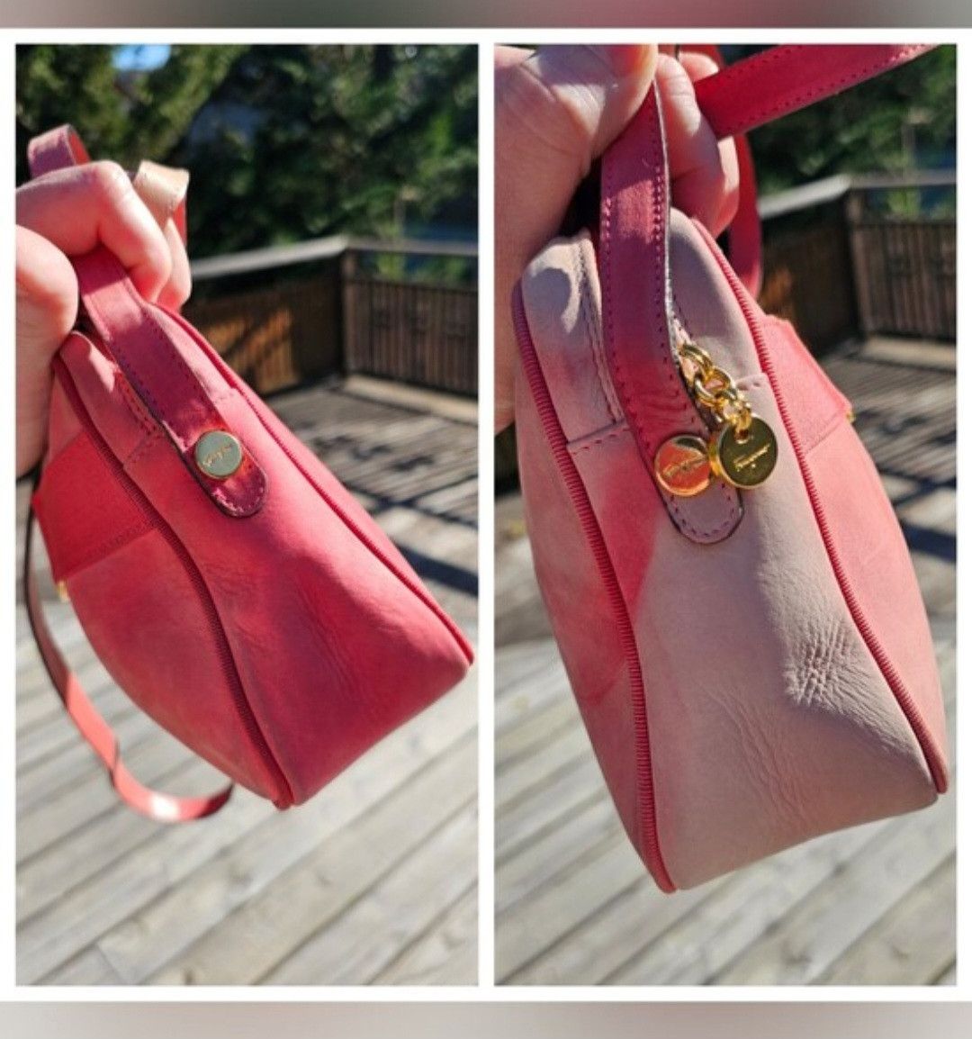 Salvatore Ferragamo Vara Bow Crossbody Bag - OMBRE PINK SUEDE Size ONE SIZE - 6 Thumbnail