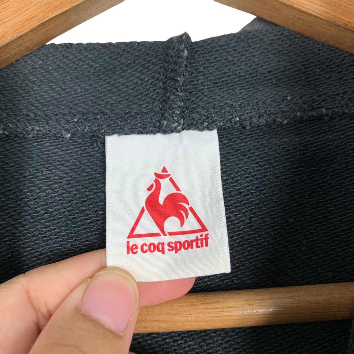 Le Coq Sportif LE COQ SPORTIF Big Logo Pullover Hoodies #1590-C71 Size L / US 10 / IT 46 - 14 Thumbnail