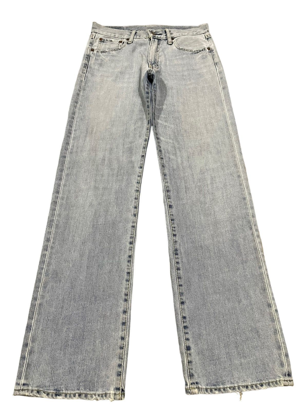 Vintage Japanese Uniqlo Blue Wash Style Baggy Jeans