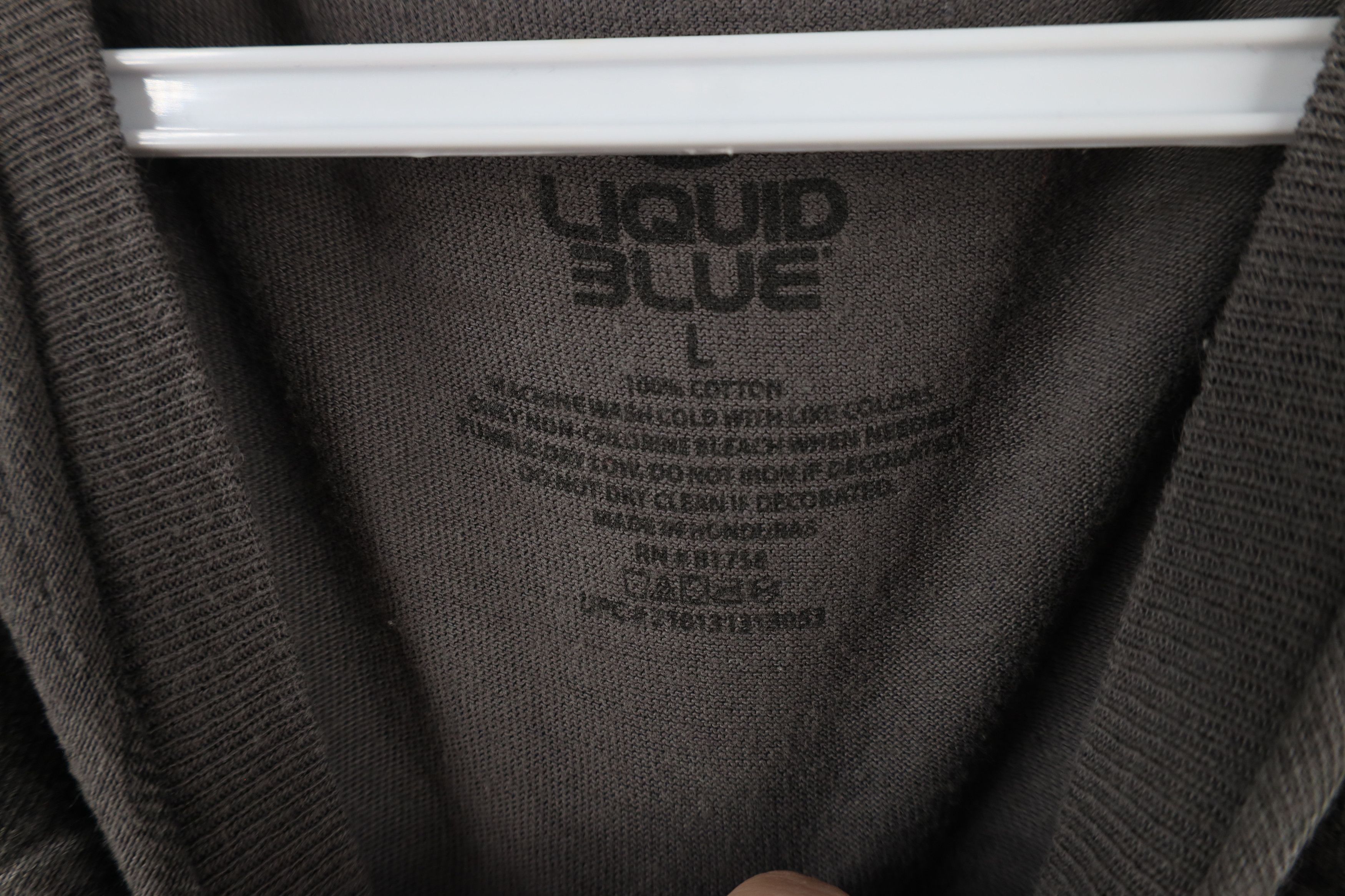 Liquid Blue × Vintage Y2K Liquid Blue All Over Print ACDC Band T-Shirt Gray Cotton Size US L / EU 52-54 / 3 - 8 Thumbnail