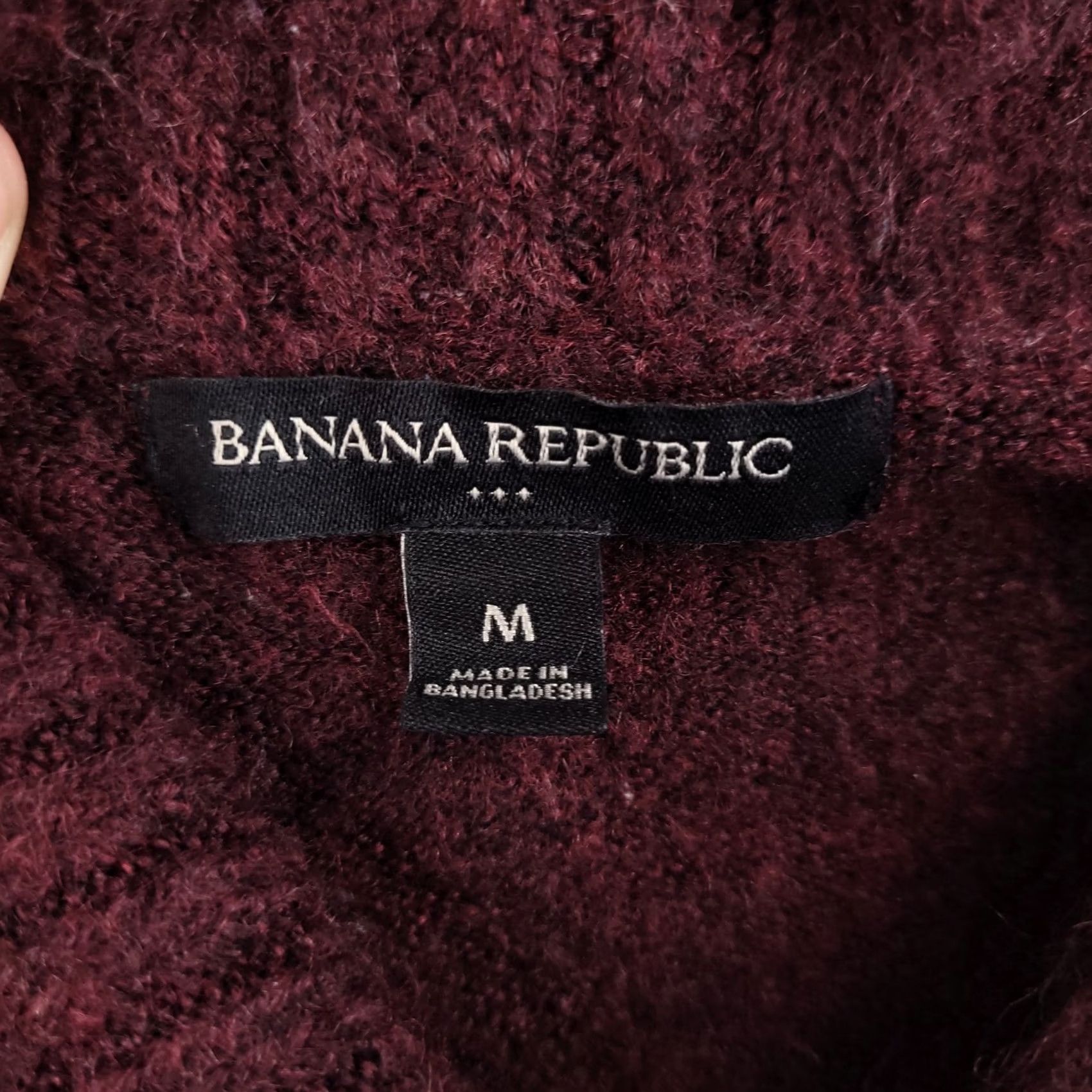 Banana Republic Banana Republic Sweater Womens Medium Red Turtleneck Knit Stretch Pullover Knitwear MensN/A Size M / US 6-8 / IT 42-44 - 6 Thumbnail