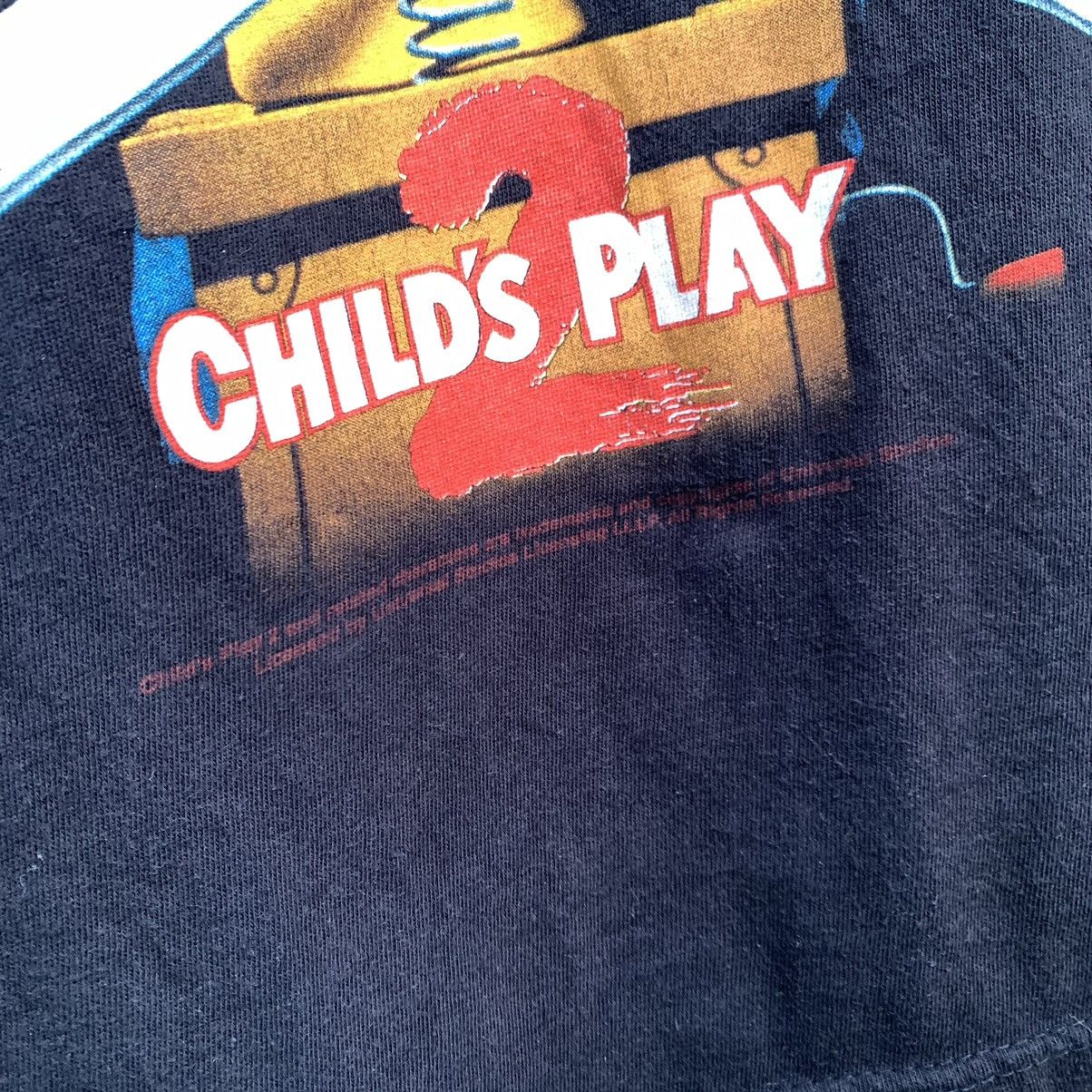 Other Thrashed faded chucky child’s play 2 horror movie tee Size US S / EU 44-46 / 1 - 3 Thumbnail