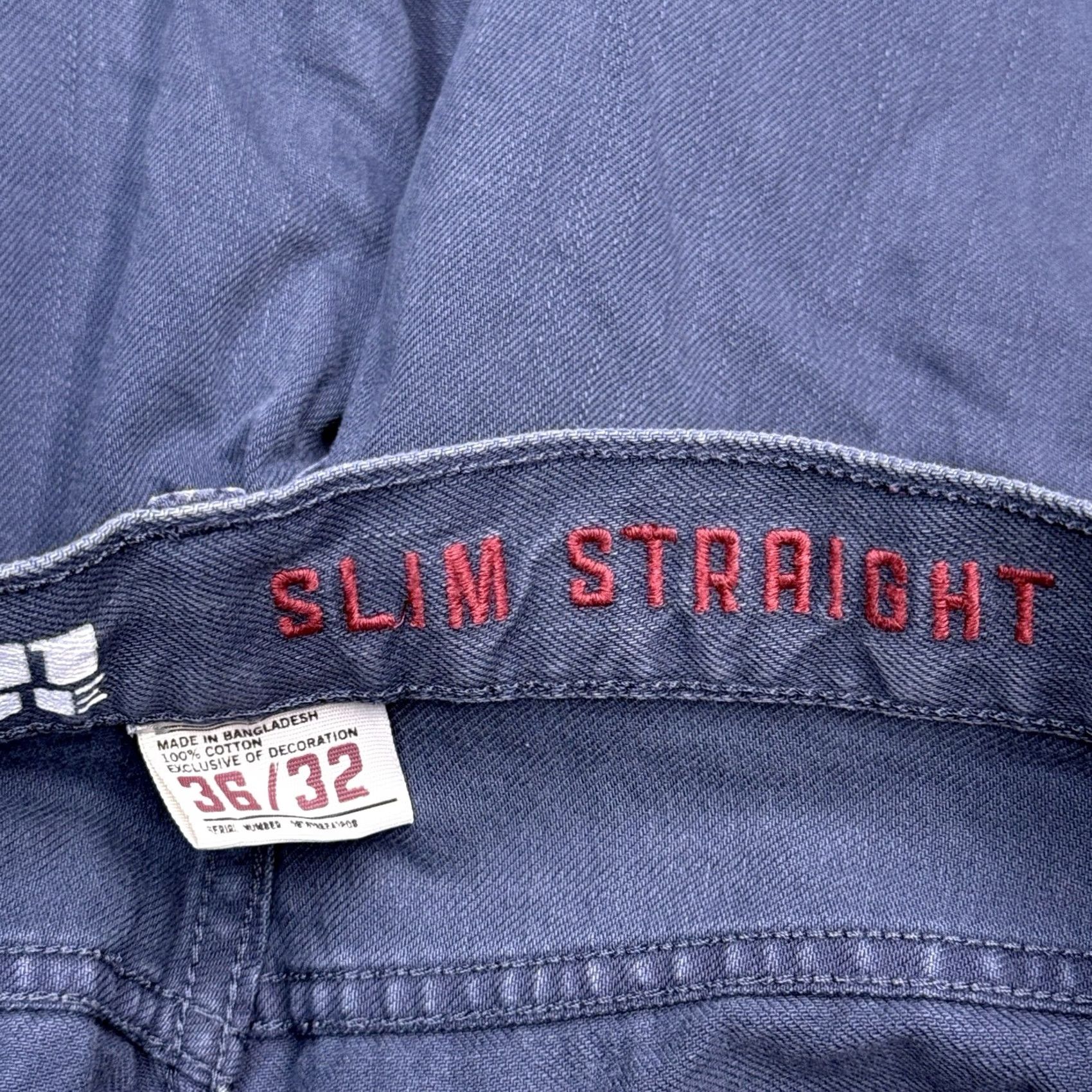 Vintage Urban Pipeline Jeans Slim Straight Mens 36x32 Blue Denim 5-Pocket Regular Waist Low Rise City Modern Comfort Clothing Mens Size US 36 / EU 52 - 5 Thumbnail
