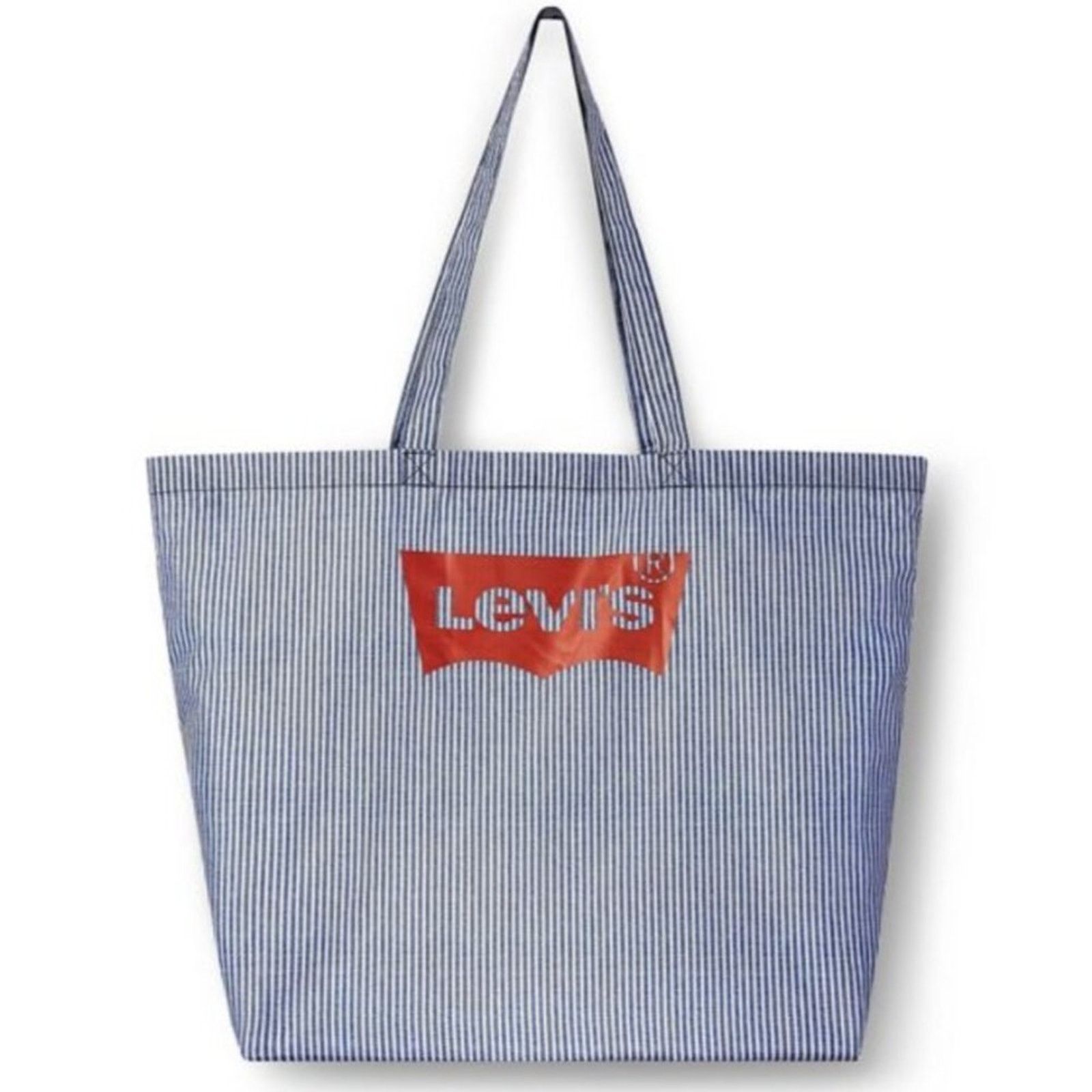 Levi's Levi's x Target Collab Reusable Striped Red Logo Tote Purse Size ONE SIZE - 1 Thumbnail