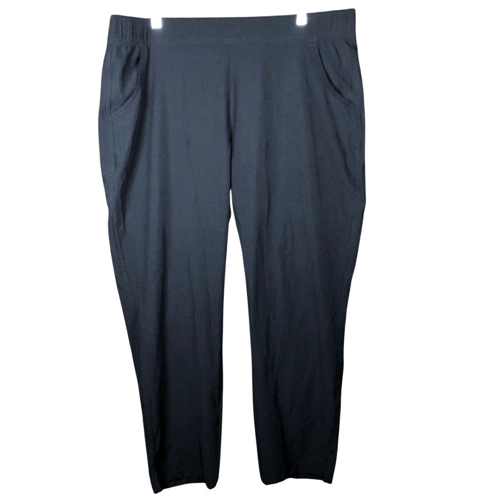 Eddie Bauer Eddie Bauer Womens Traveler Pants Black Pull On High Rise Ankle Stretch XL Size 40" / US 18 - 2 Thumbnail