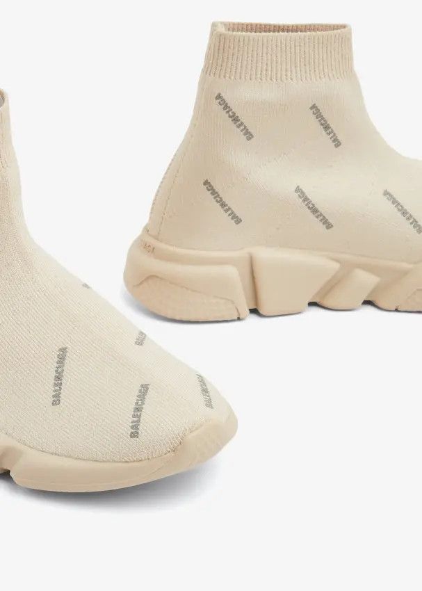 Balenciaga o1tr1nto0226 KIDS Size: 31 / Speed Recycled Sneaker Beige Size US 4 / IT 34 - 3 Thumbnail