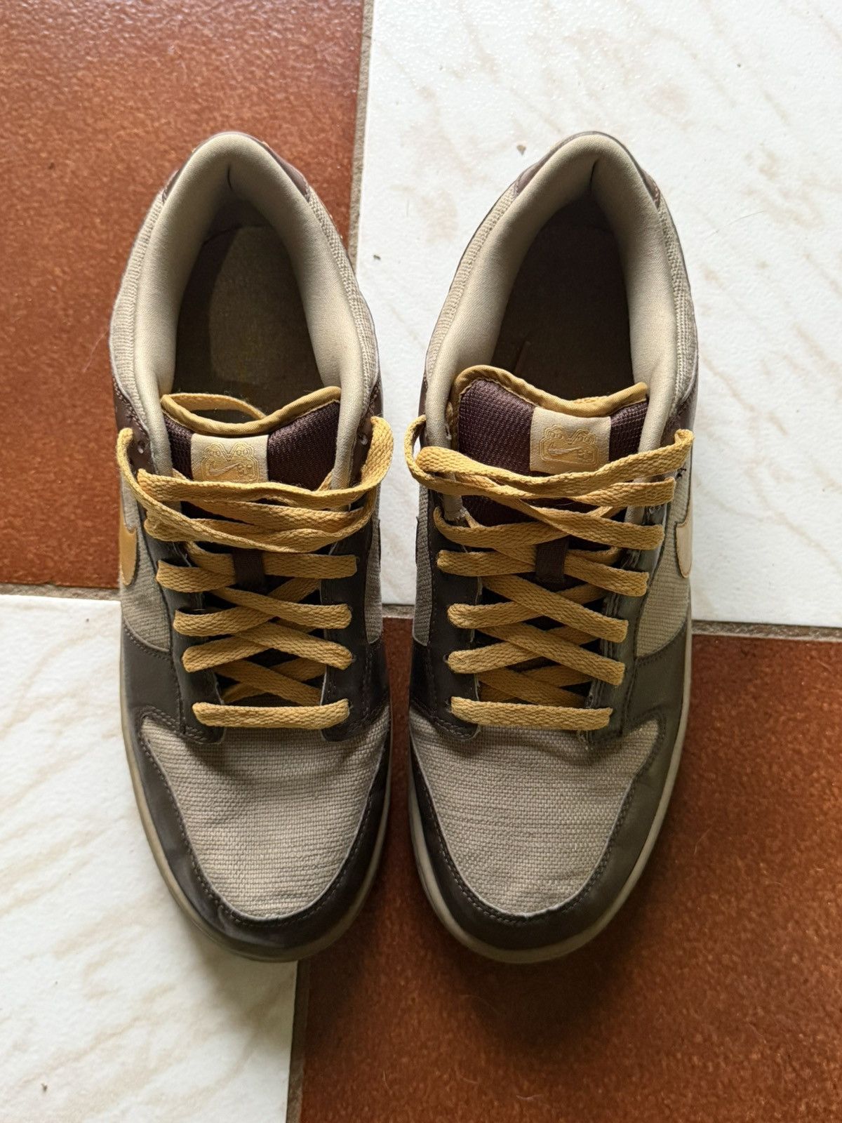 Nike SB Dunk Low 6.0 Dark Brown Tan Size US 10.5 / EU 43-44 - 2 Thumbnail