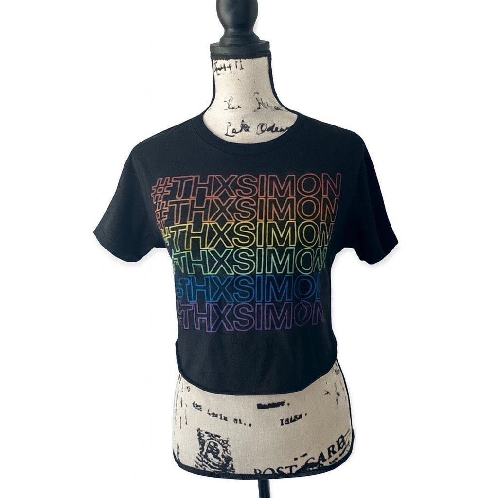 Other Love, Simon Rainbow Graphic Crop Top Women’s Size S | Pride Size S / US 4 / IT 40 - 1 Thumbnail