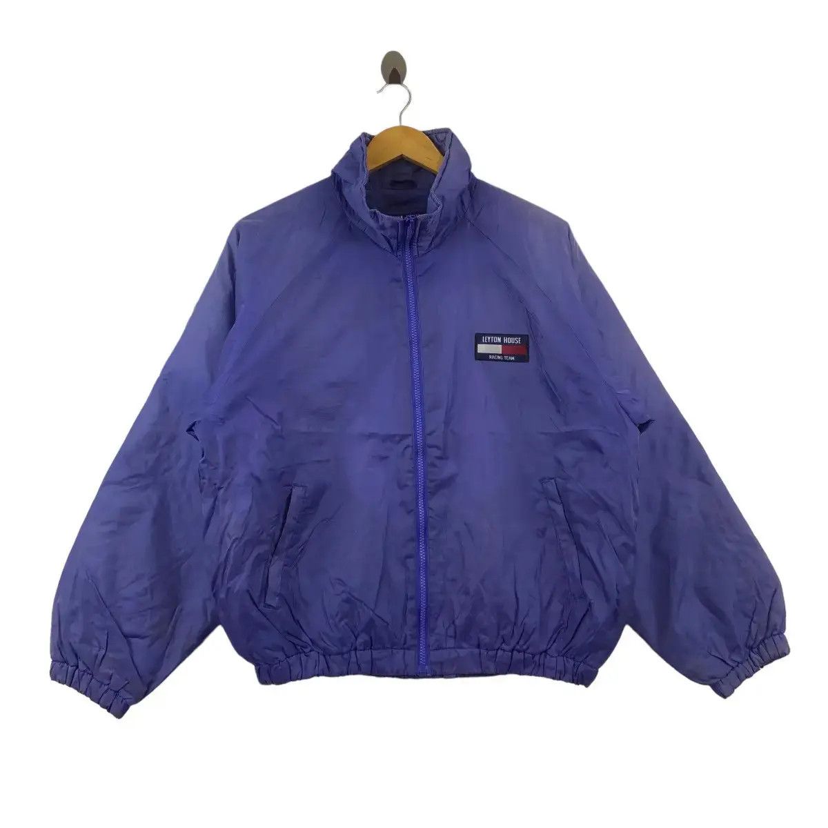 Vintage Vintage LEYTON HOUSE RACING TEAM Quilted Puffer Jacket Size US M / EU 48-50 / 2 - 1 Thumbnail