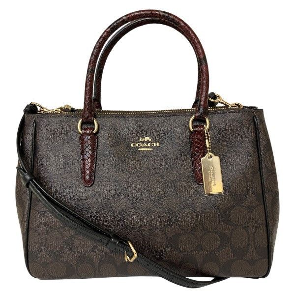 Coach Coach Coach Signature PVC 2way bag Plastic / Synthetic Shoulder Bag F44959 DUTY FREE for USA Size ONE SIZE - 1 Thumbnail