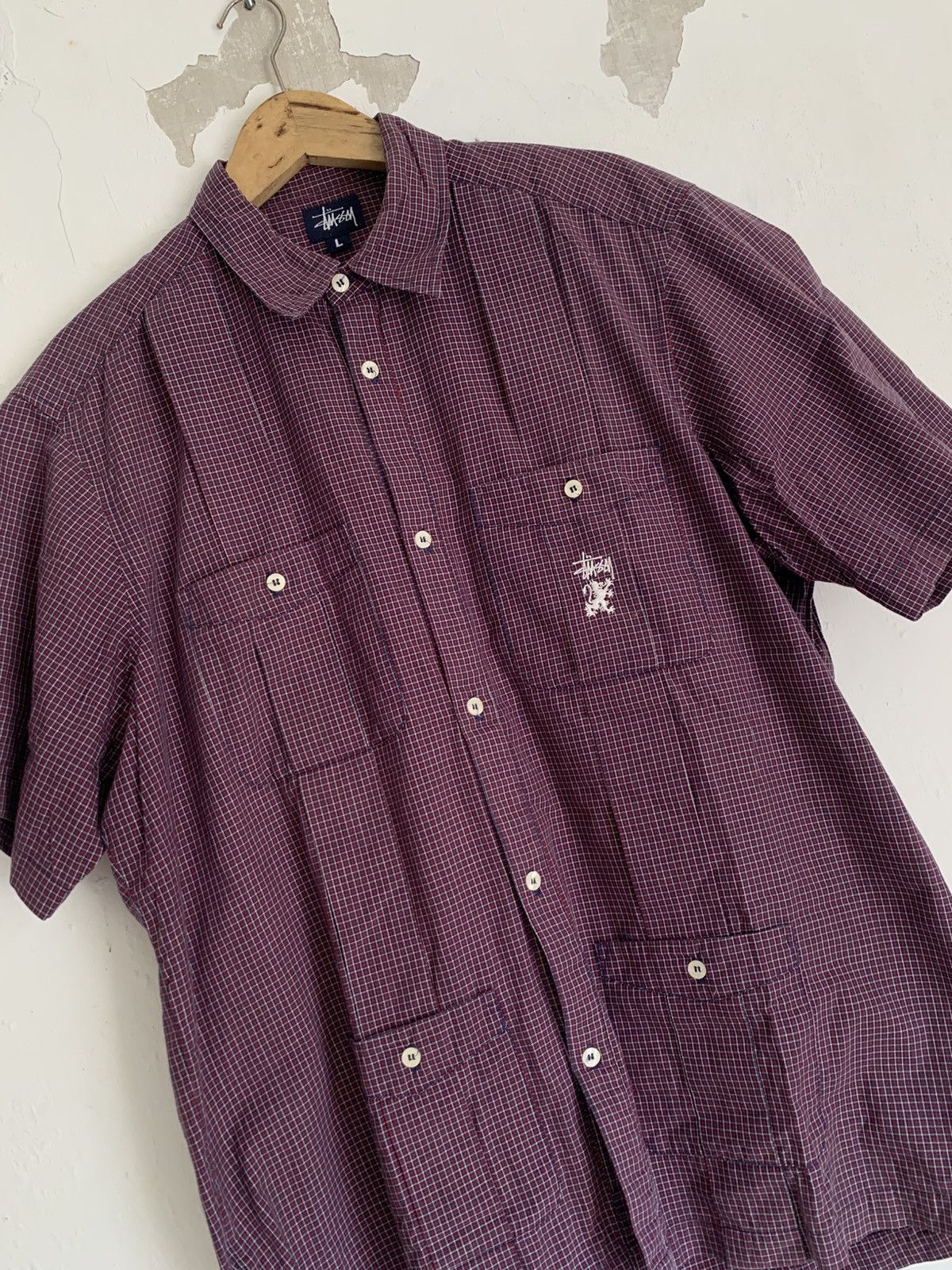 Stussy OG vintage stussy multi pocket button up shirt Size US L / EU 52-54 / 3 - 2 Thumbnail