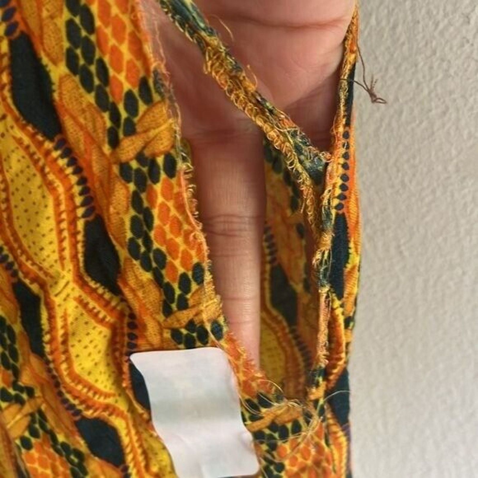Other RTR KahindoKano Jumpsuit Orange/Mustard Wide Leg Sz XL Size 36" / US 14 / IT 50 - 8 Thumbnail