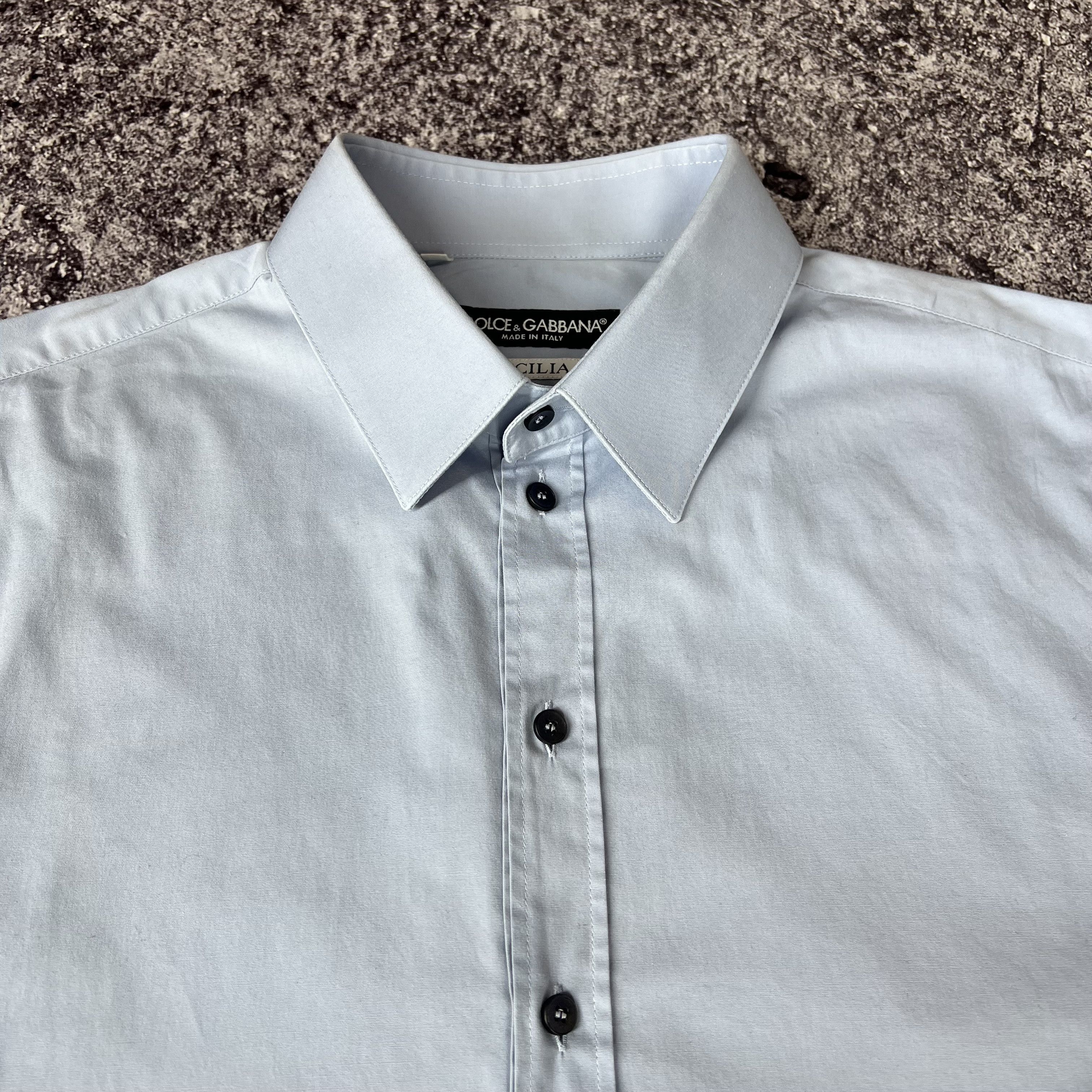 Dolce & Gabbana Dolce & Gabbana Sicilia Shirt Long Sleeve Size 15 / 39 Size US M / EU 48-50 / 2 - 4 Thumbnail