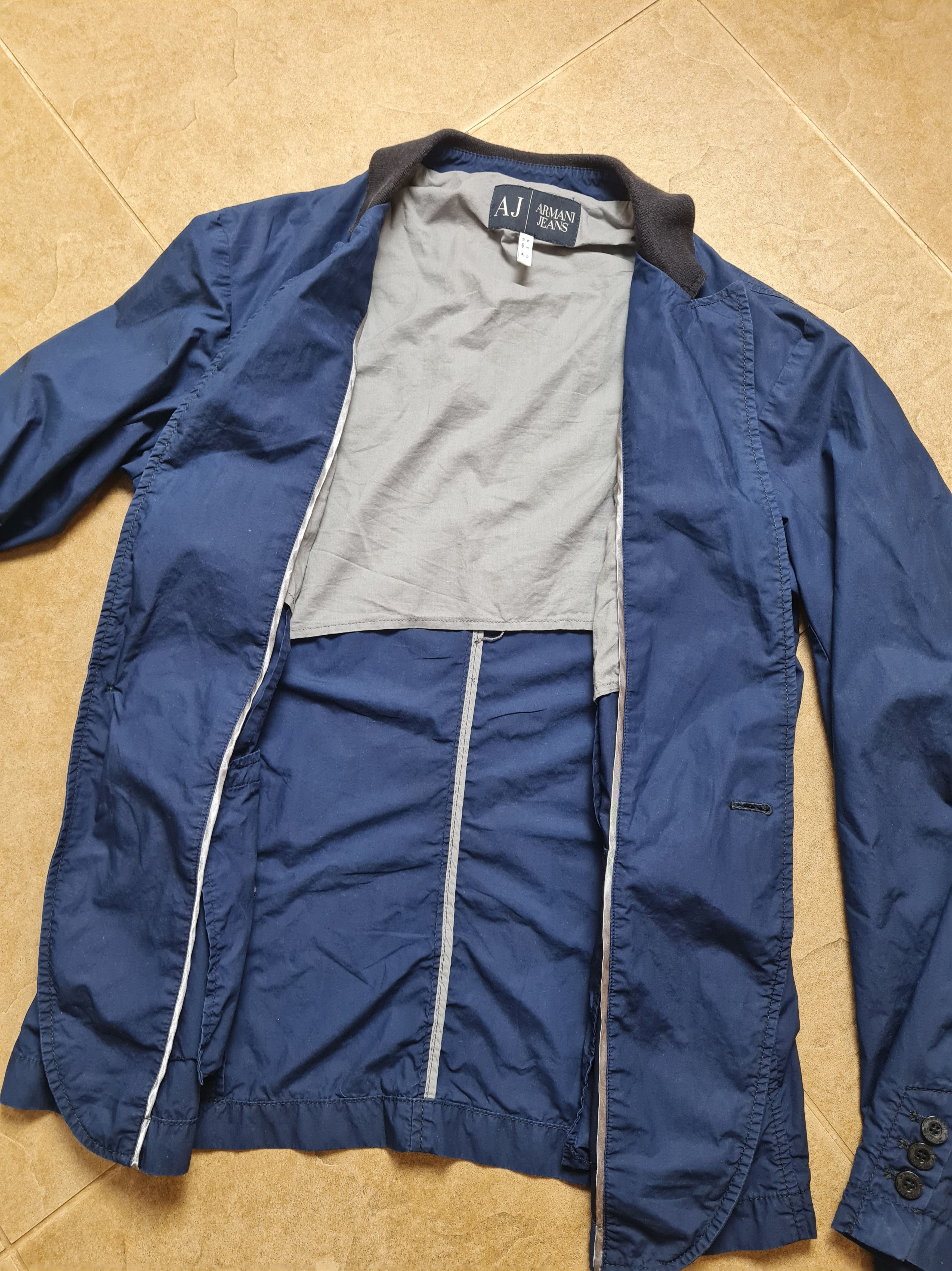Armani Vintage Jackets ARMANI JEANS unisex Blazer Jacket Blue Size US S / EU 44-46 / 1 - 9 Thumbnail