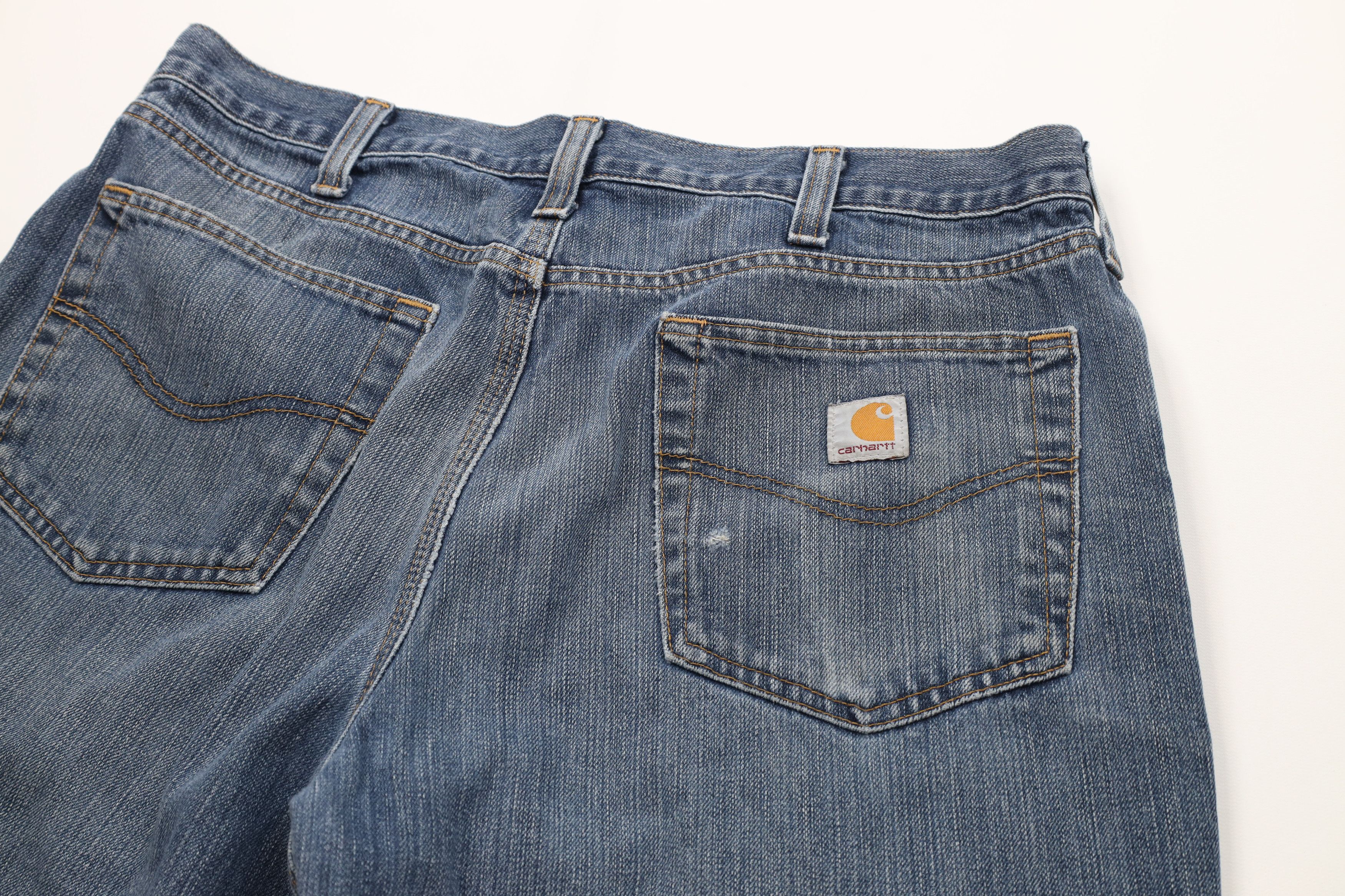 Carhartt Vintage Y2K Carhartt Relaxed Fit Wide Leg Denim Jeans Blue Size US 36 / EU 52 - 9 Thumbnail