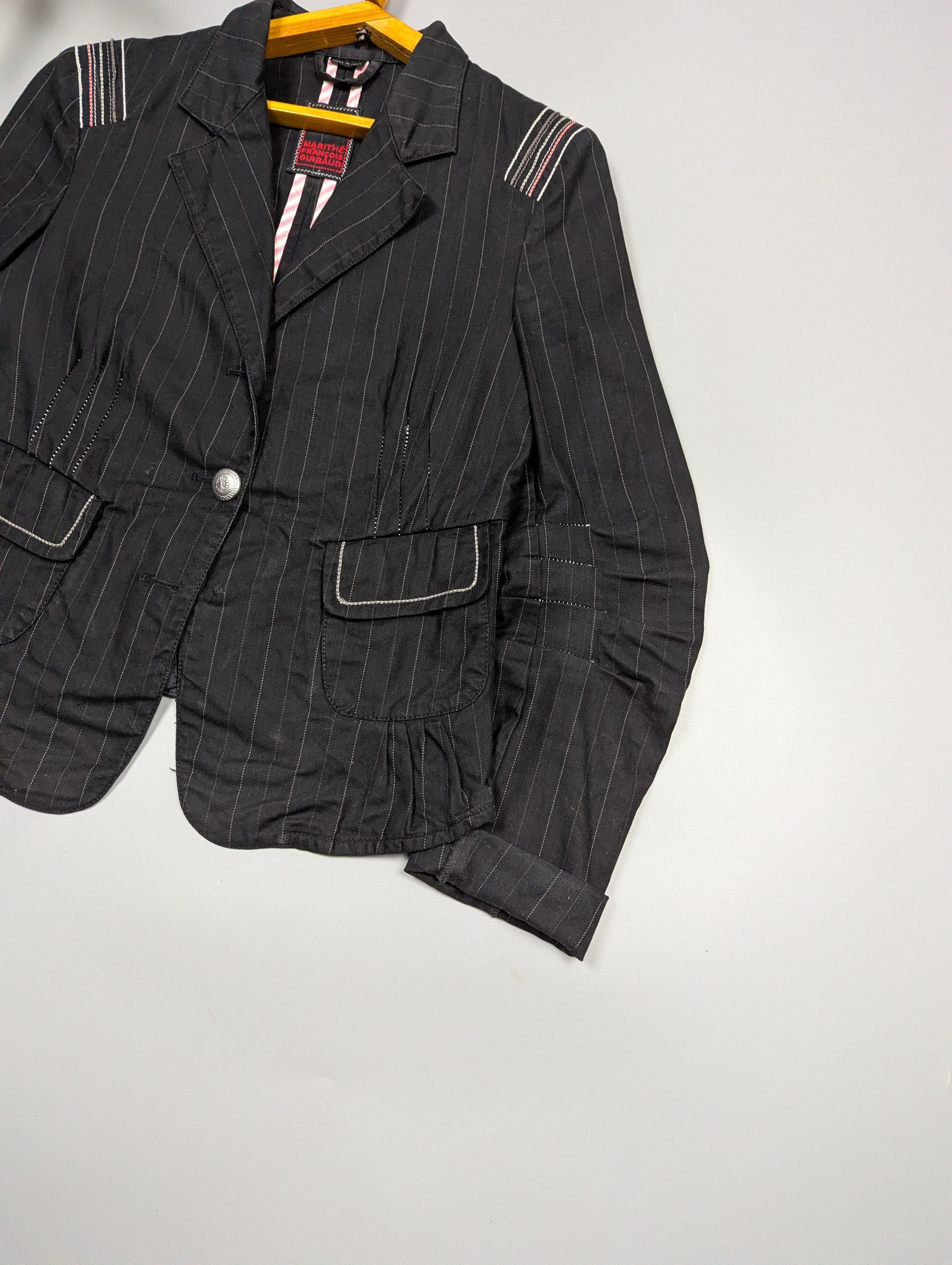 Marithe + Francois Girbaud Rare Marithé François Girbaud Architectural Tailoring Jacket Size XS / US 0-2 / IT 36-38 - 3 Thumbnail