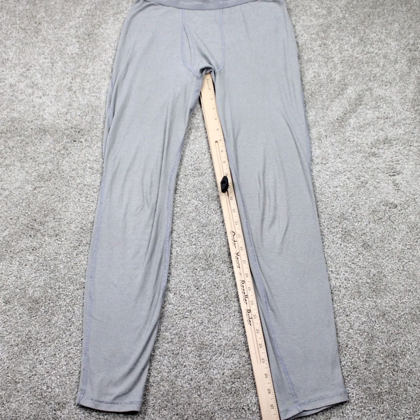 Patagonia Patagonia Capilene Base Layer Pants Mens Small Gray Stretch Thermal Leggings Size US 29 - 3 Thumbnail