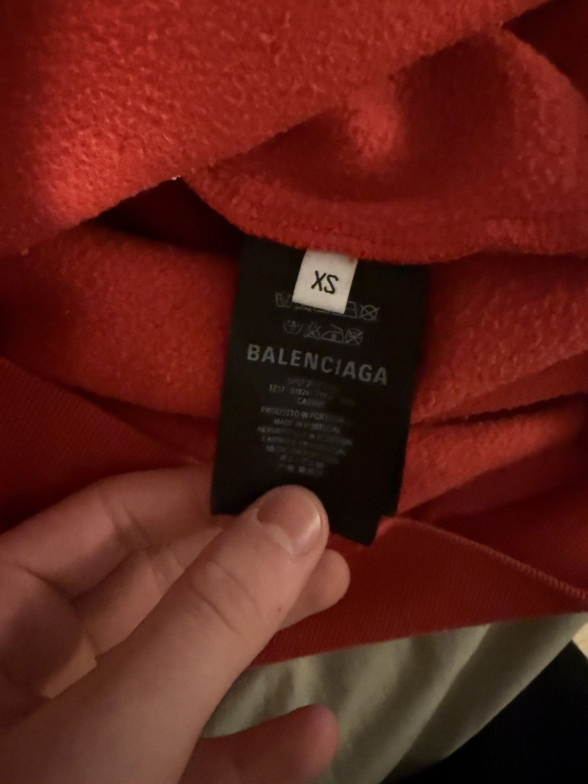 Balenciaga Red balenciaga hoodie Size US XS / EU 42 / 0 - 2 Thumbnail