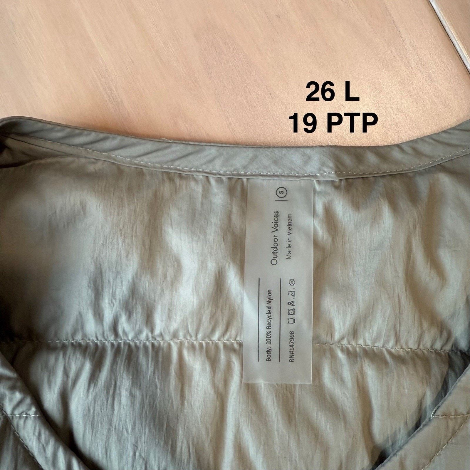Outdoor Voices Outdoor Voices Down Jacket Women's Gray Insulated Button Up Size S / US 4 / IT 40 - 6 Thumbnail