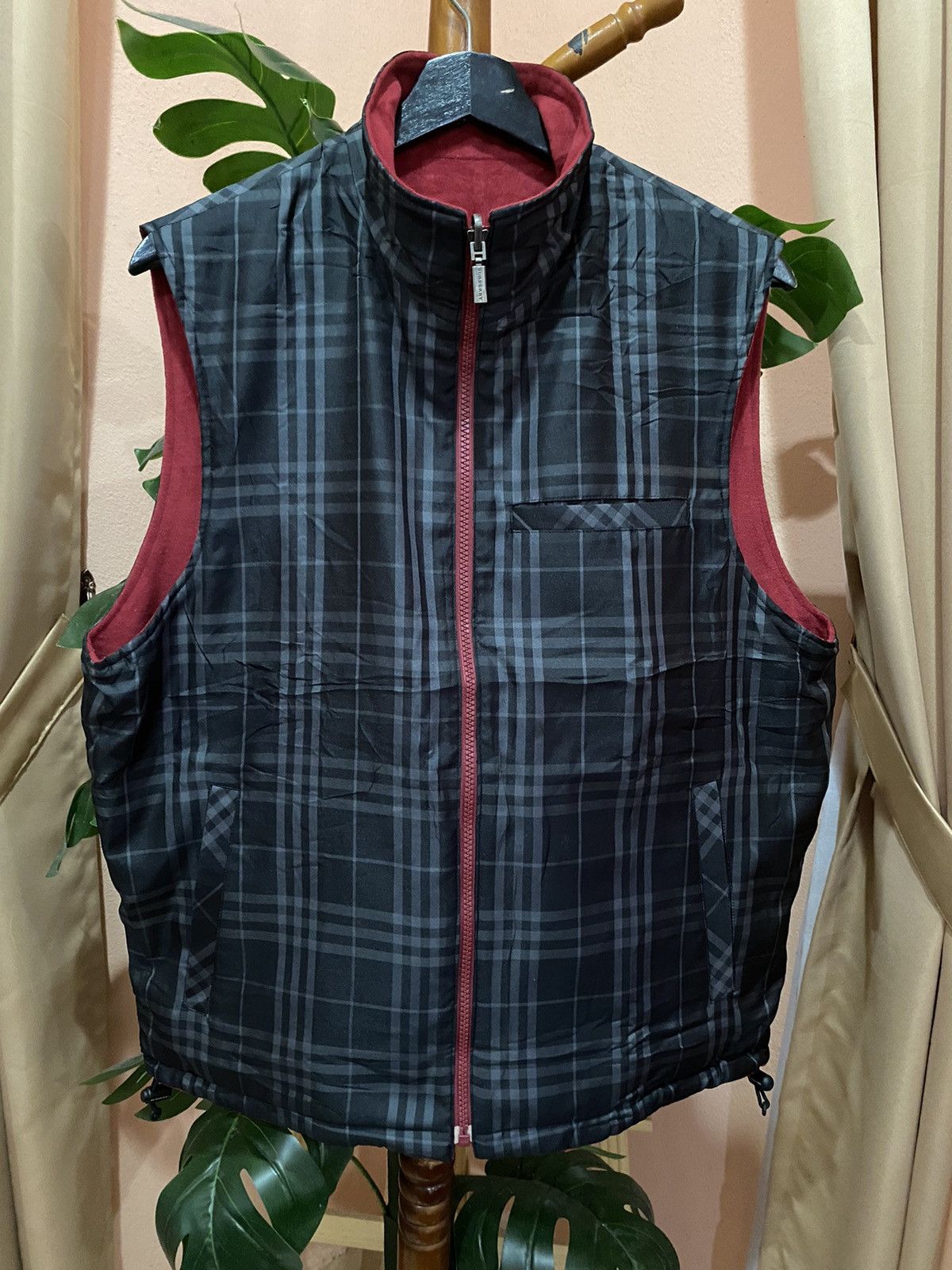 Burberry Burberry Golf Red Suede Vest Vintage Men’s Luxury Sportswear Size US M / EU 48-50 / 2 - 7 Thumbnail