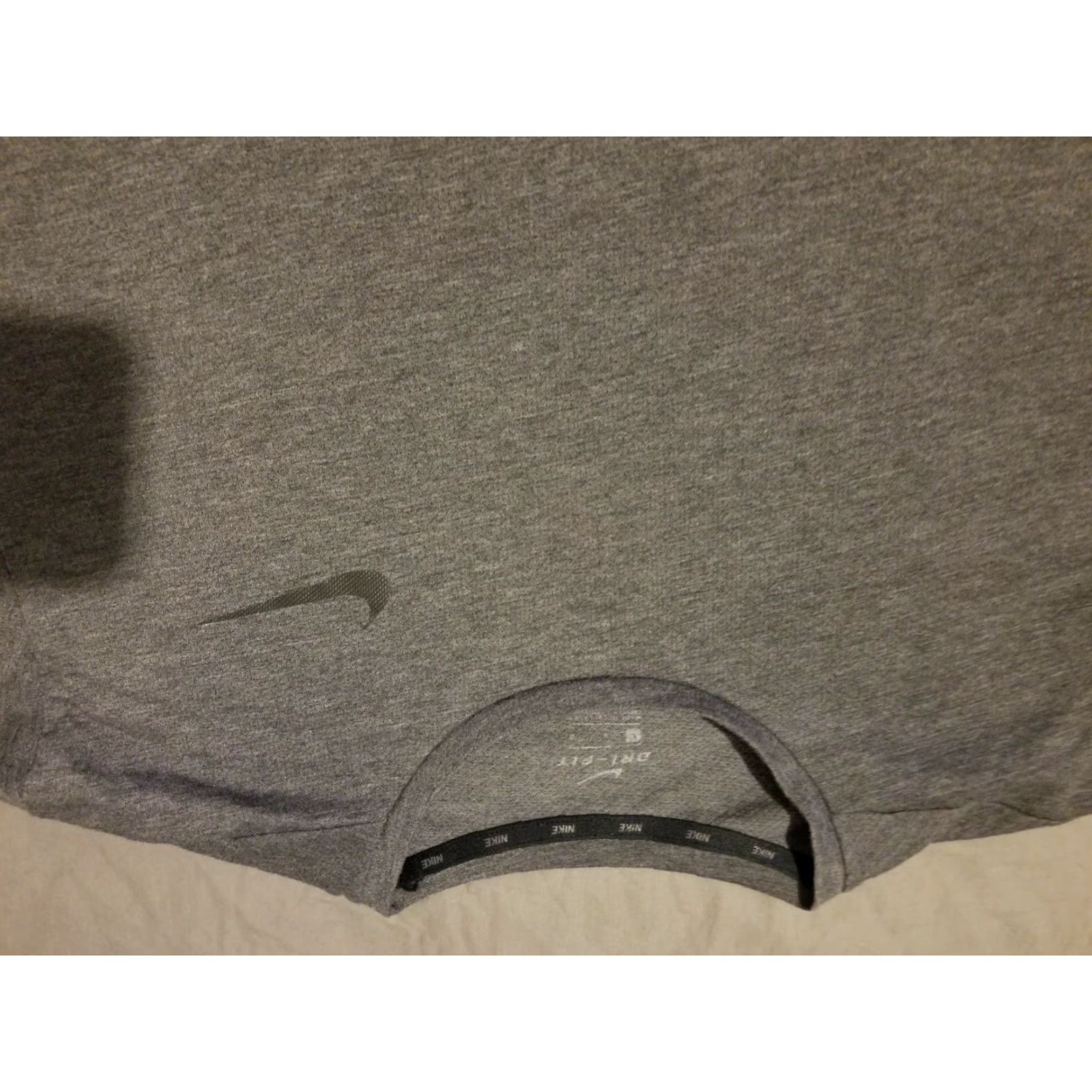 Nike Nike Shirt Mens L Large Gray Athletic Gym Workout T-Shirt Regular Size Sportswear Size US L / EU 52-54 / 3 - 2 Thumbnail