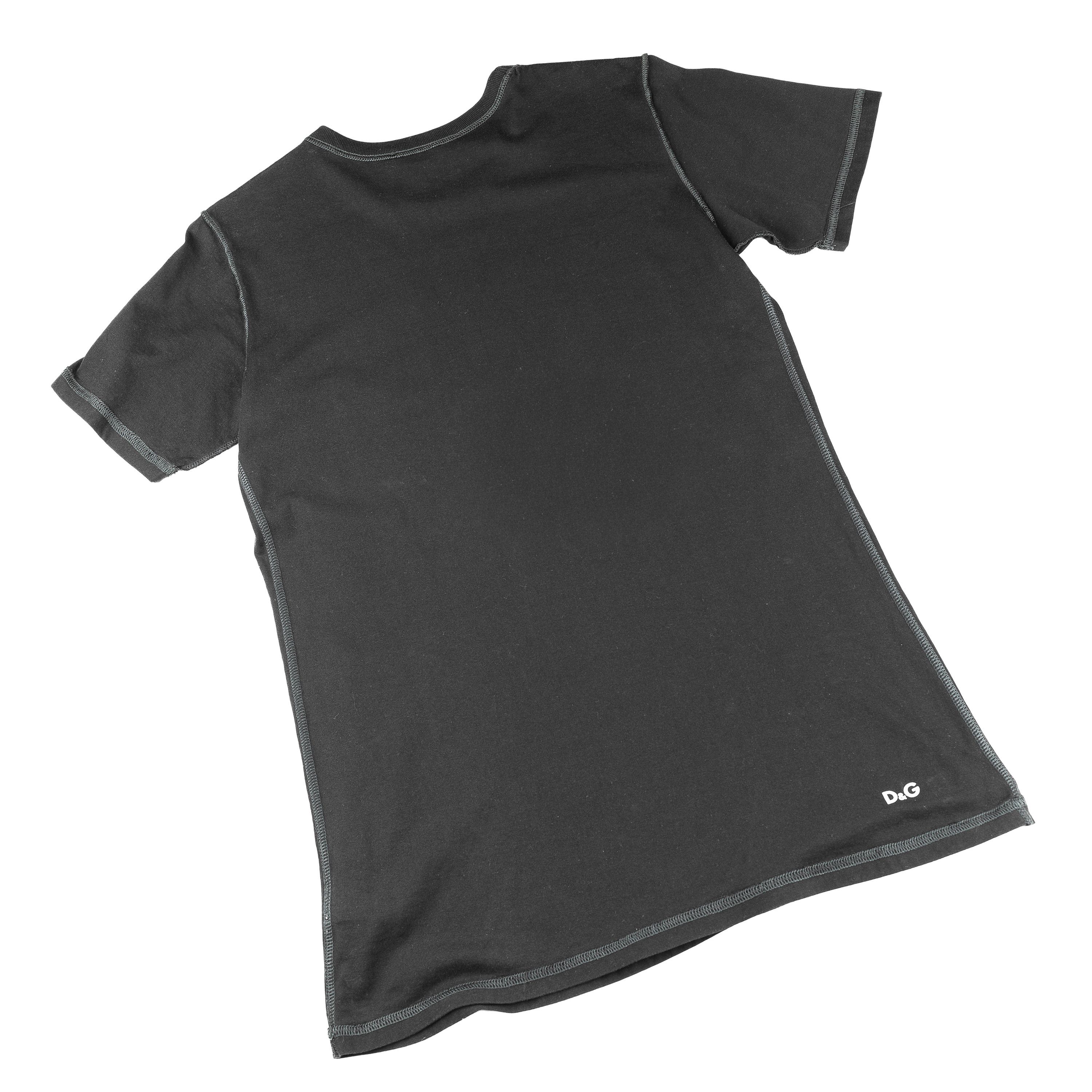Dolce & Gabbana Dolce & Gabbana Inferno Canto Nono Black T-Shirt (M) Size US S / EU 44-46 / 1 - 4 Thumbnail