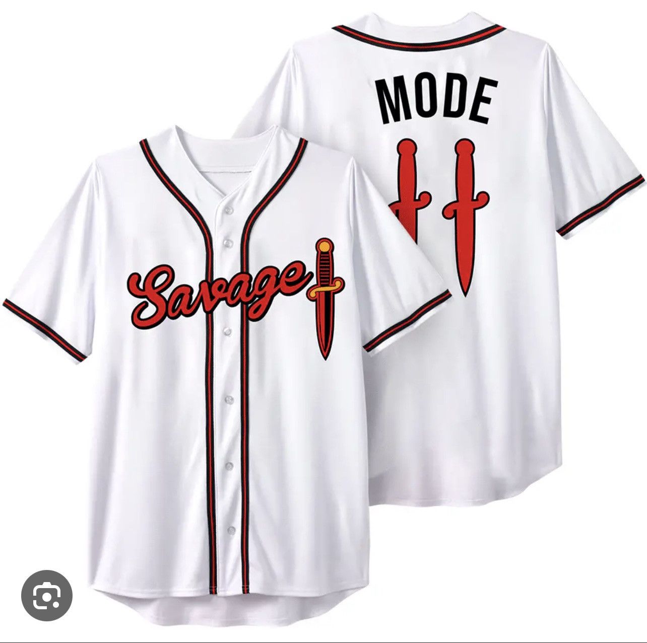 21 Savage 21 Savage Savage Mode II Jersey Size US M / EU 48-50 / 2 - 1 Thumbnail
