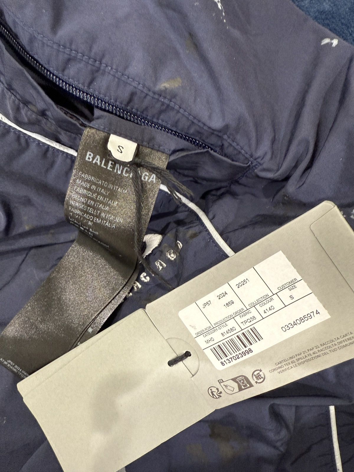 Balenciaga Balenciaga Paint Splatter Track Pant Size US 32 / EU 48 - 3 Thumbnail