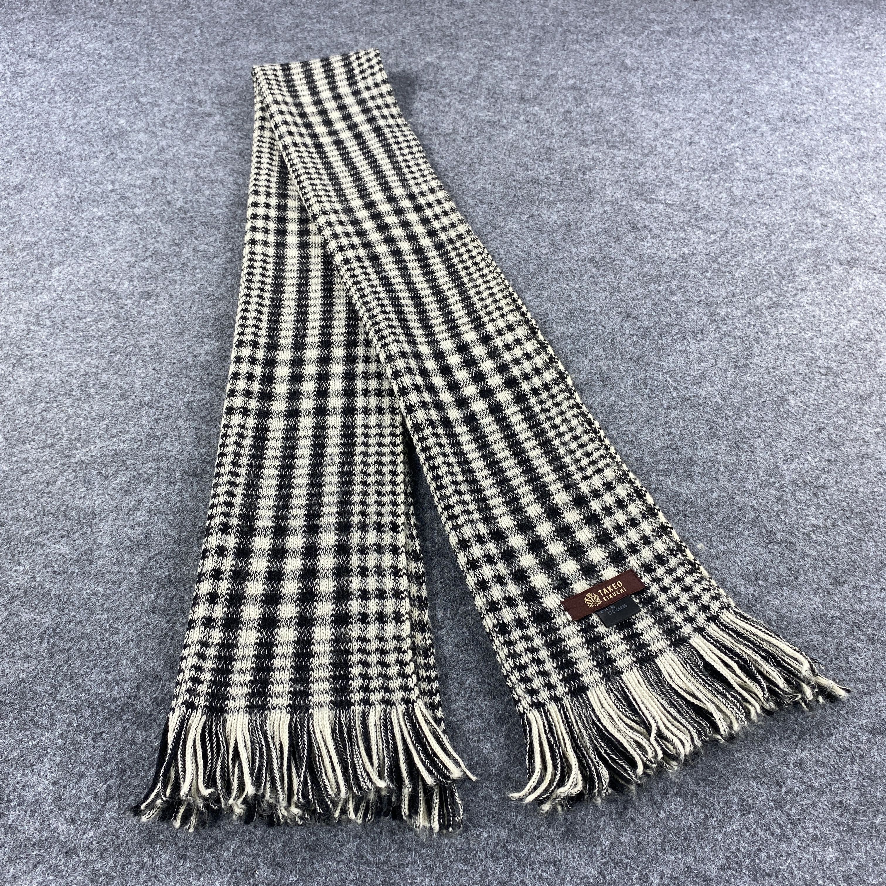 Takeo Kikuchi × Vintage GF10430 Takeo Kikuchi Scarf Neck Wear Muffler Size ONE SIZE - 1 Thumbnail
