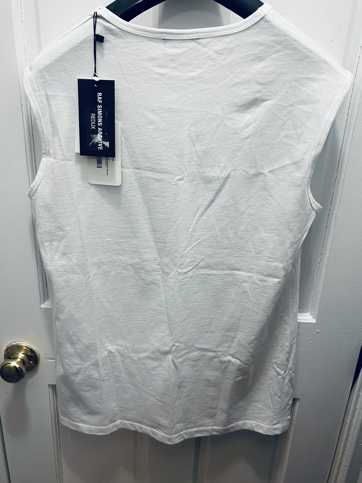 Raf Simons NWT Redux S/S02 "Kollaps" Sleeveless Shirt Size US XL / EU 56 / 4 - 7 Thumbnail