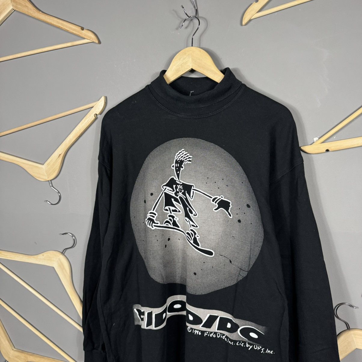 Vintage Vintage 1996 Fido Dido Skateboarding Sweatshirt Size US XL / EU 56 / 4 - 2 Thumbnail