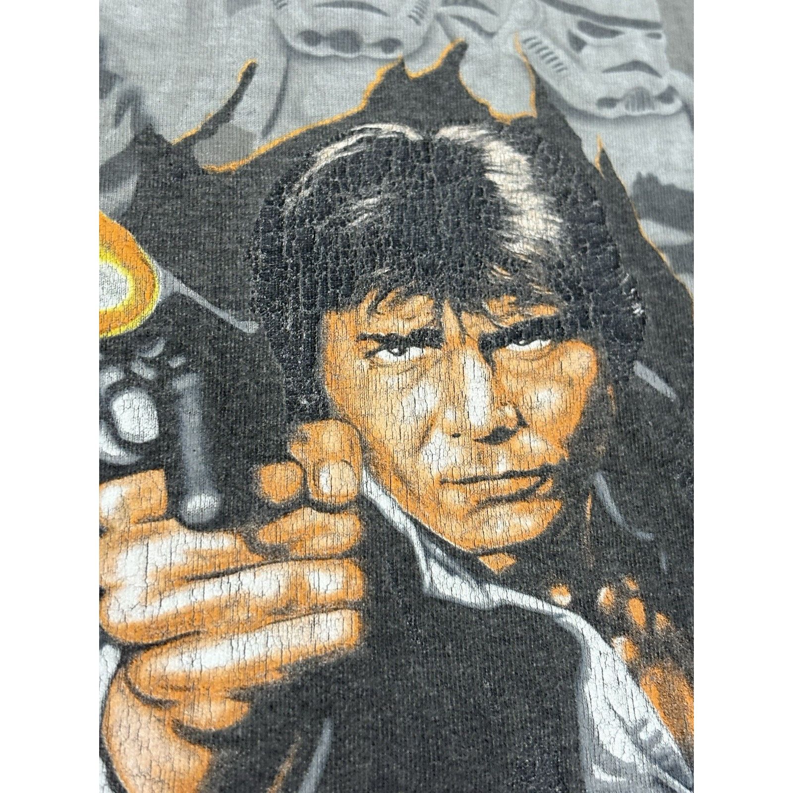 Changes Vintage 1996 Changes Star Wars Han Solo Shirt - Men’s Large Size US L / EU 52-54 / 3 - 3 Thumbnail