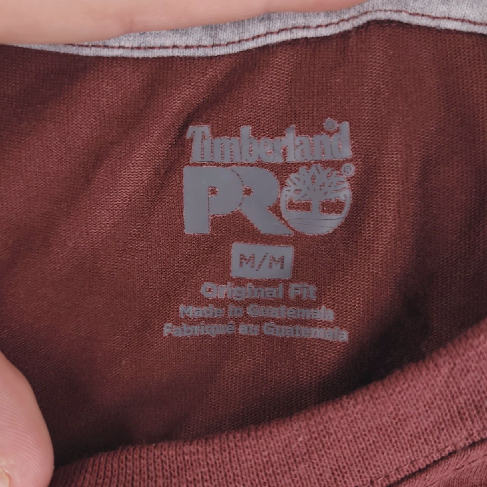 Timberland Timberland Shirt Mens Medium Brick Red Pro Short Sleeve Crewneck Pocket Tee Size US M / EU 48-50 / 2 - 3 Thumbnail