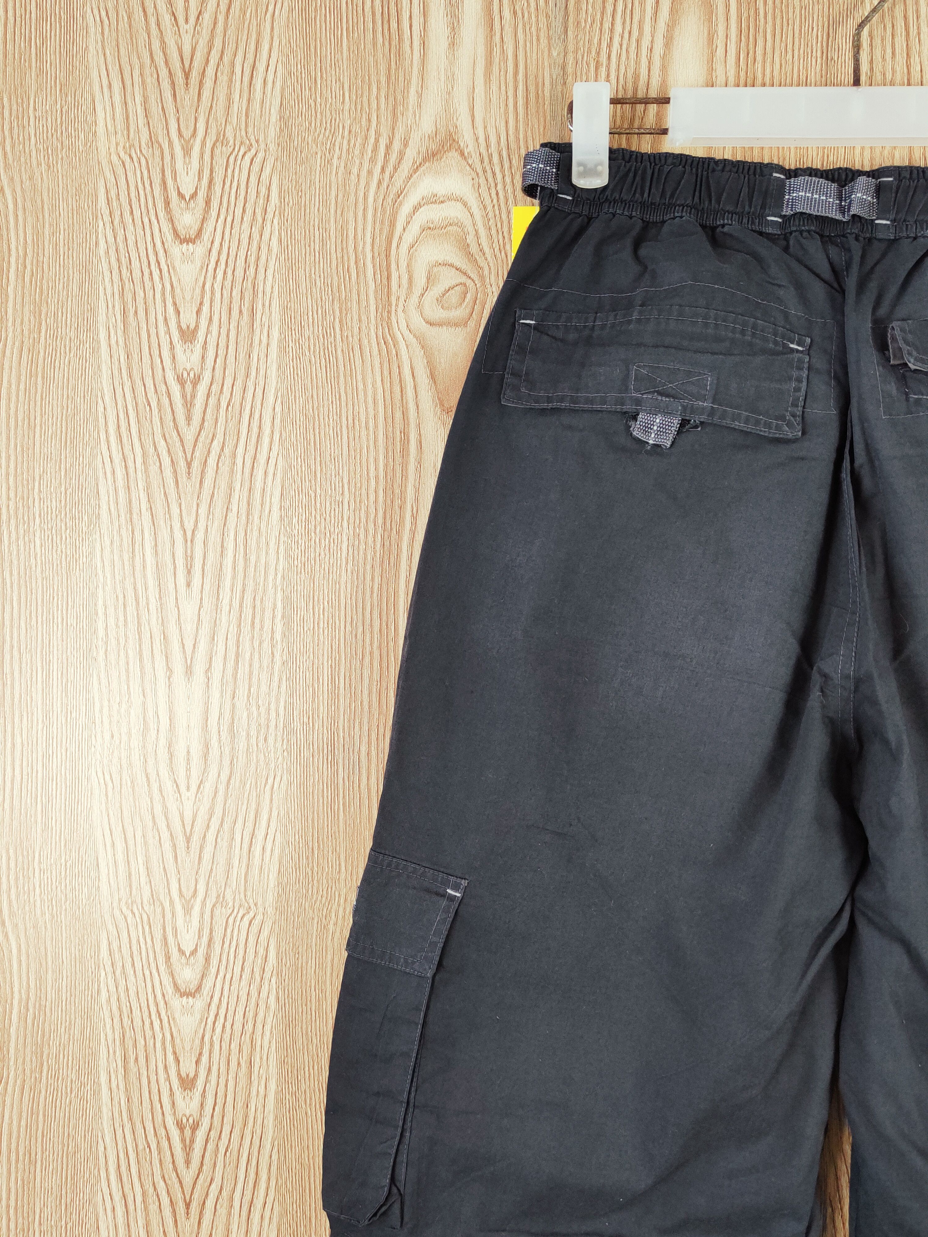Japanese Brand Japanese Brand Black Multipocket Sweatpants #W635 Size US 30 / EU 46 - 9 Thumbnail