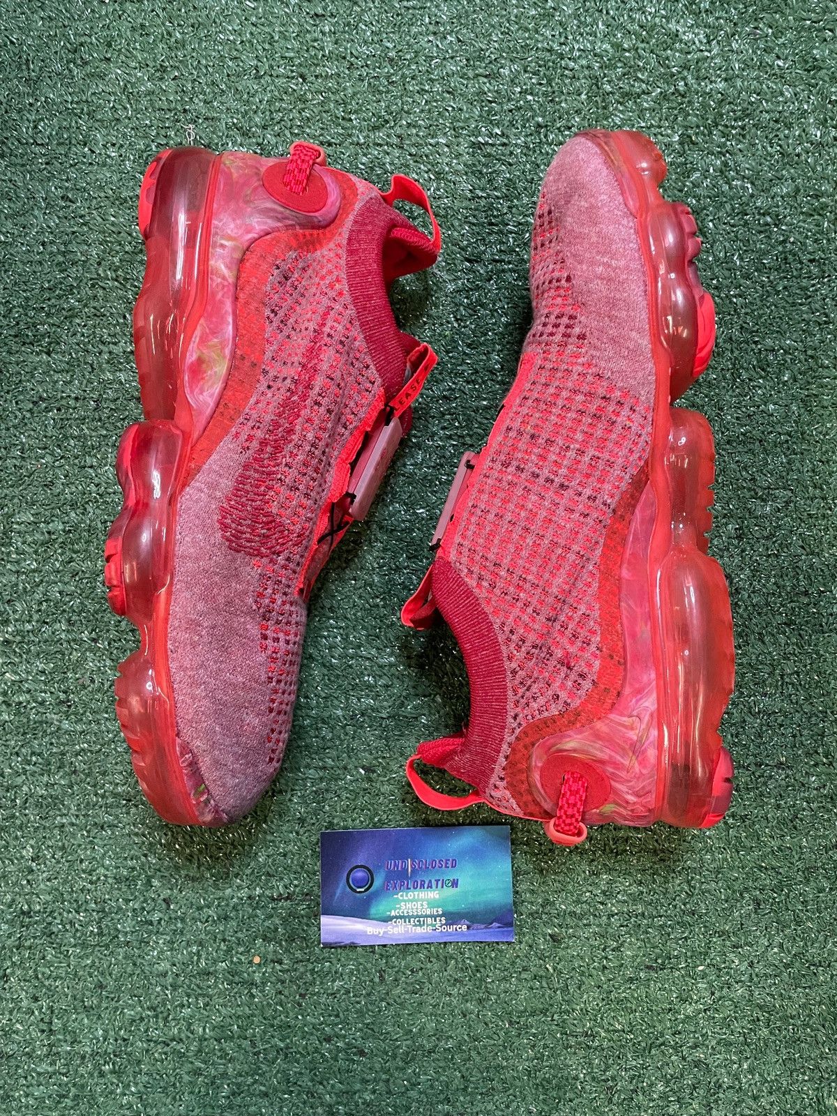 Nike Nike flyknit vapormax team red size 10men/11.5women Size US 10 / EU 43 - 4 Thumbnail