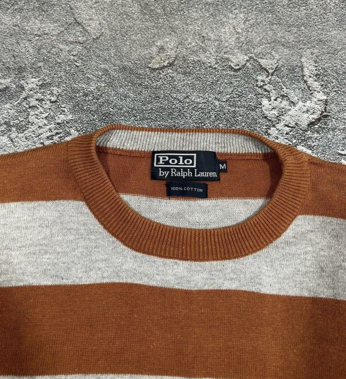 Polo Ralph Lauren × Vintage Polo Ralph Lauren Striped Knit Sweater Size: M Size US M / EU 48-50 / 2 - 3 Thumbnail