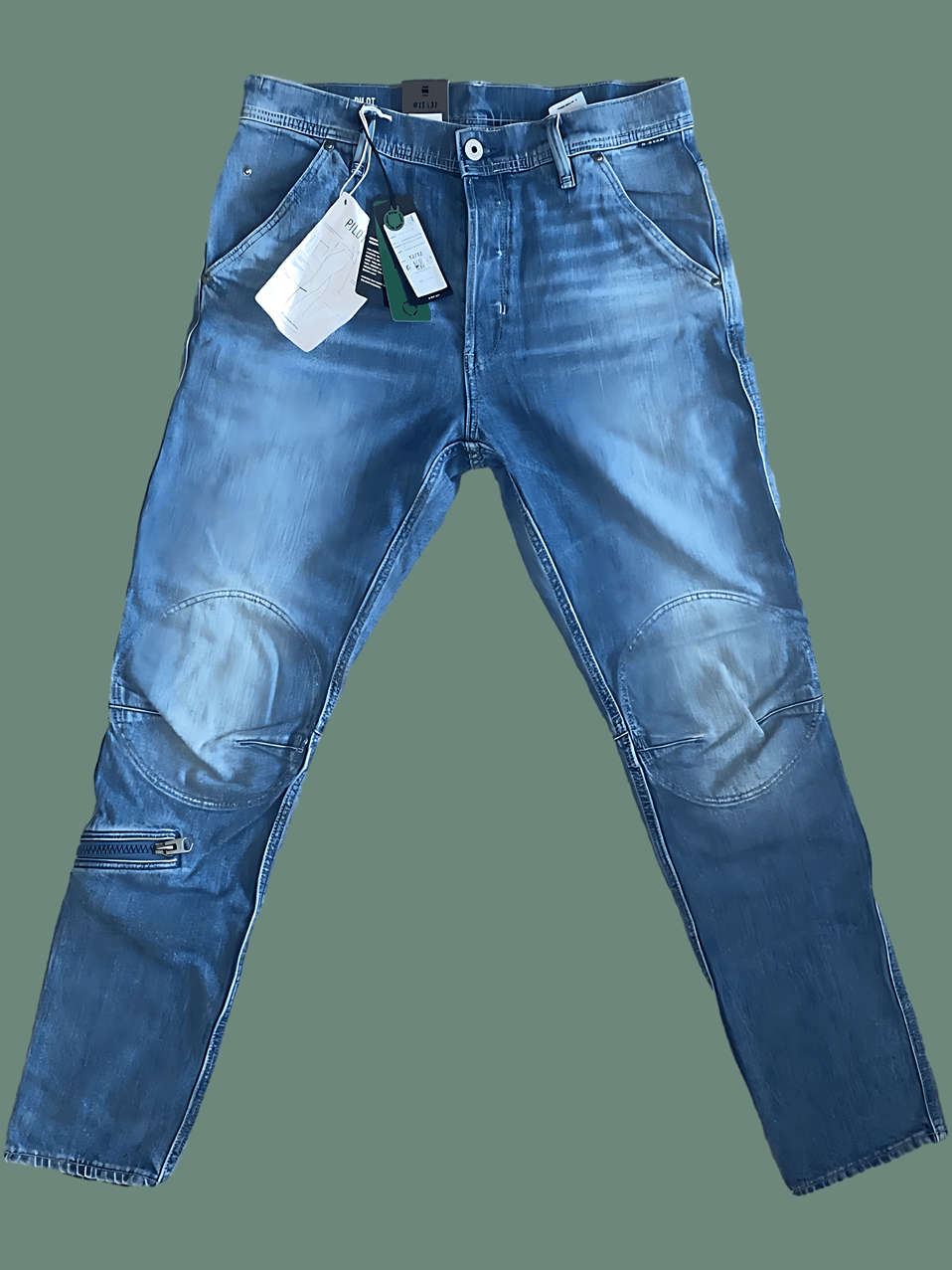 G-Star Pilot 3D Slim Jeans Men’s 32x32 Light Blue Faded Ocean Hue Size US 32 / EU 48 - 1 Thumbnail