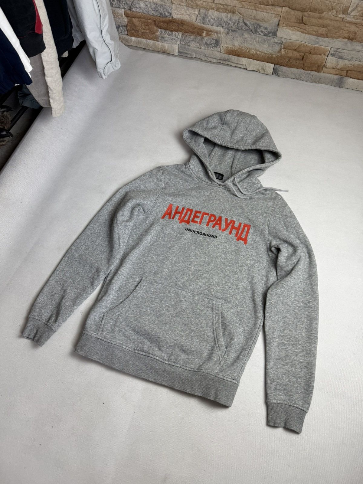 Other Hoodie underground big logo mister tee Russian text Size US S / EU 44-46 / 1 - 2 Thumbnail