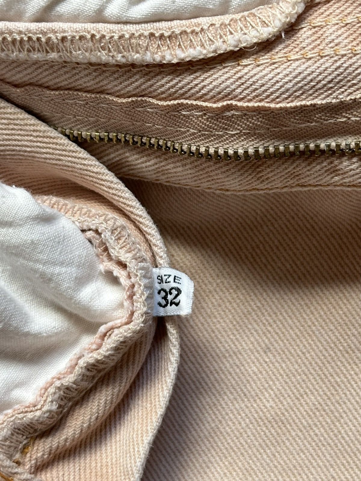 Armani Vintage ARMANI Jeans 90s Washed Denim Peach Colour Size 32 Size US 32 / EU 48 - 13 Thumbnail