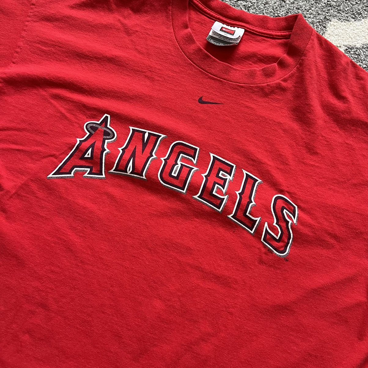 MLB × Nike × Vintage vintage 2000s anaheim angels nike team center swoosh Size US XL / EU 56 / 4 - 2 Thumbnail